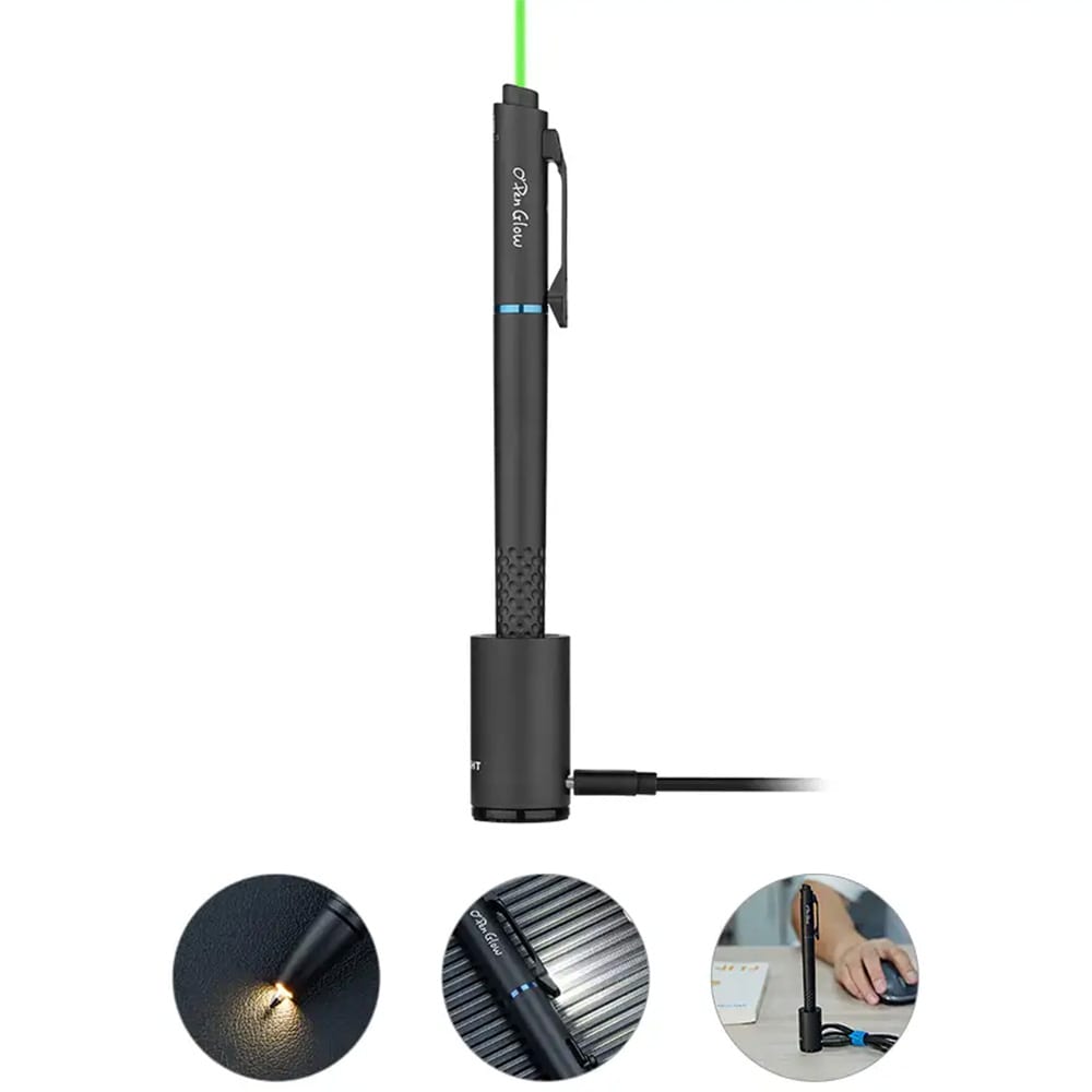 Olight - O'Pen Glow Black - Taschenlampenstift - 120 Lumen