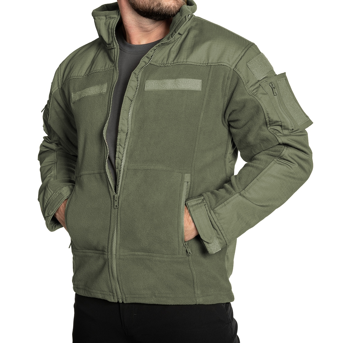 MFH - Combat Fleecejacke - Olive