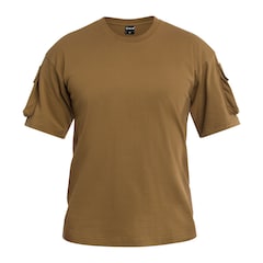 MFH - T-Shirt mit Ärmeltaschen - Coyote