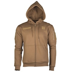 Mil-Tec - Tactical Hoodie Zipper - Sweatshirt - Coyote
