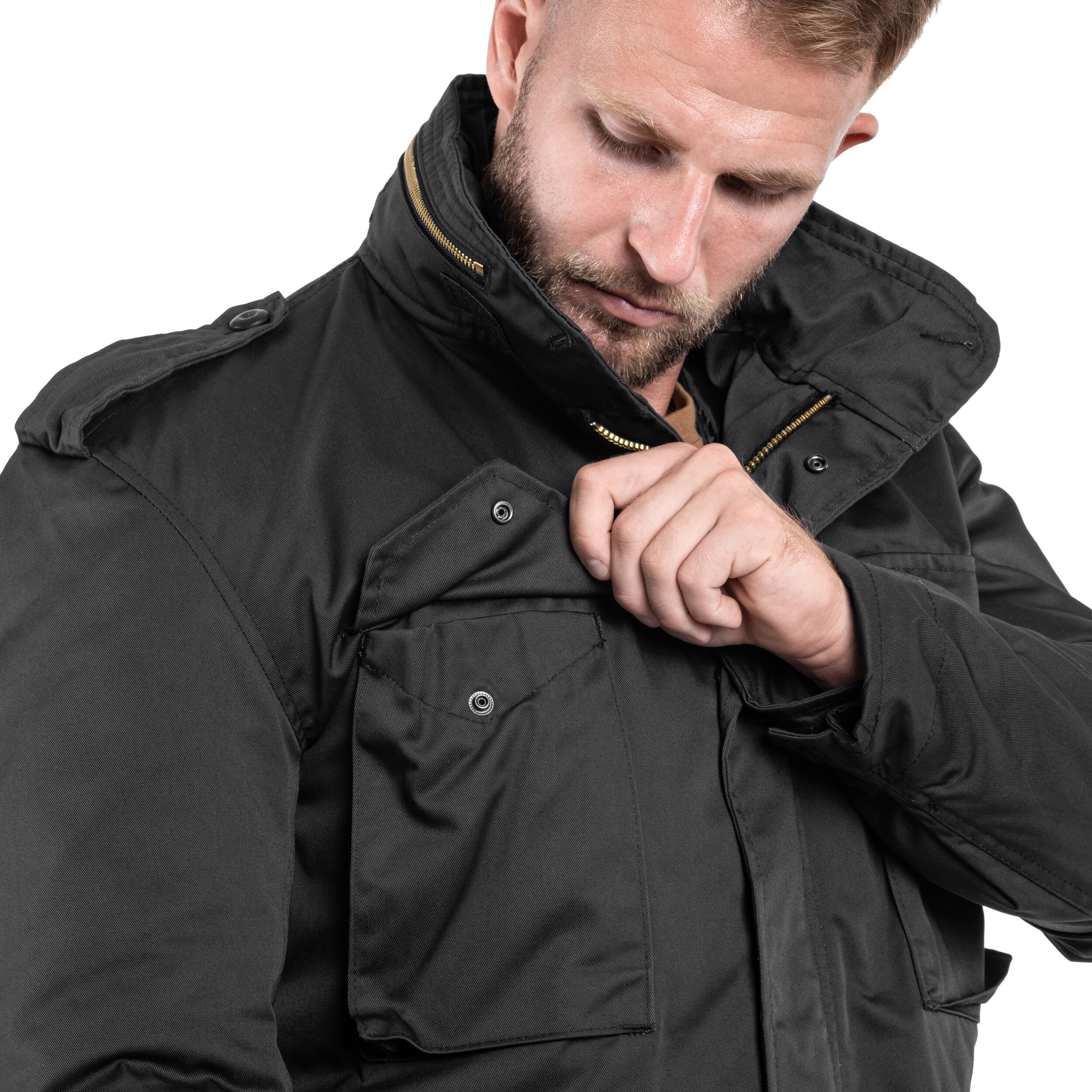 Mil-Tec - M65 Jacke für Militär - Black