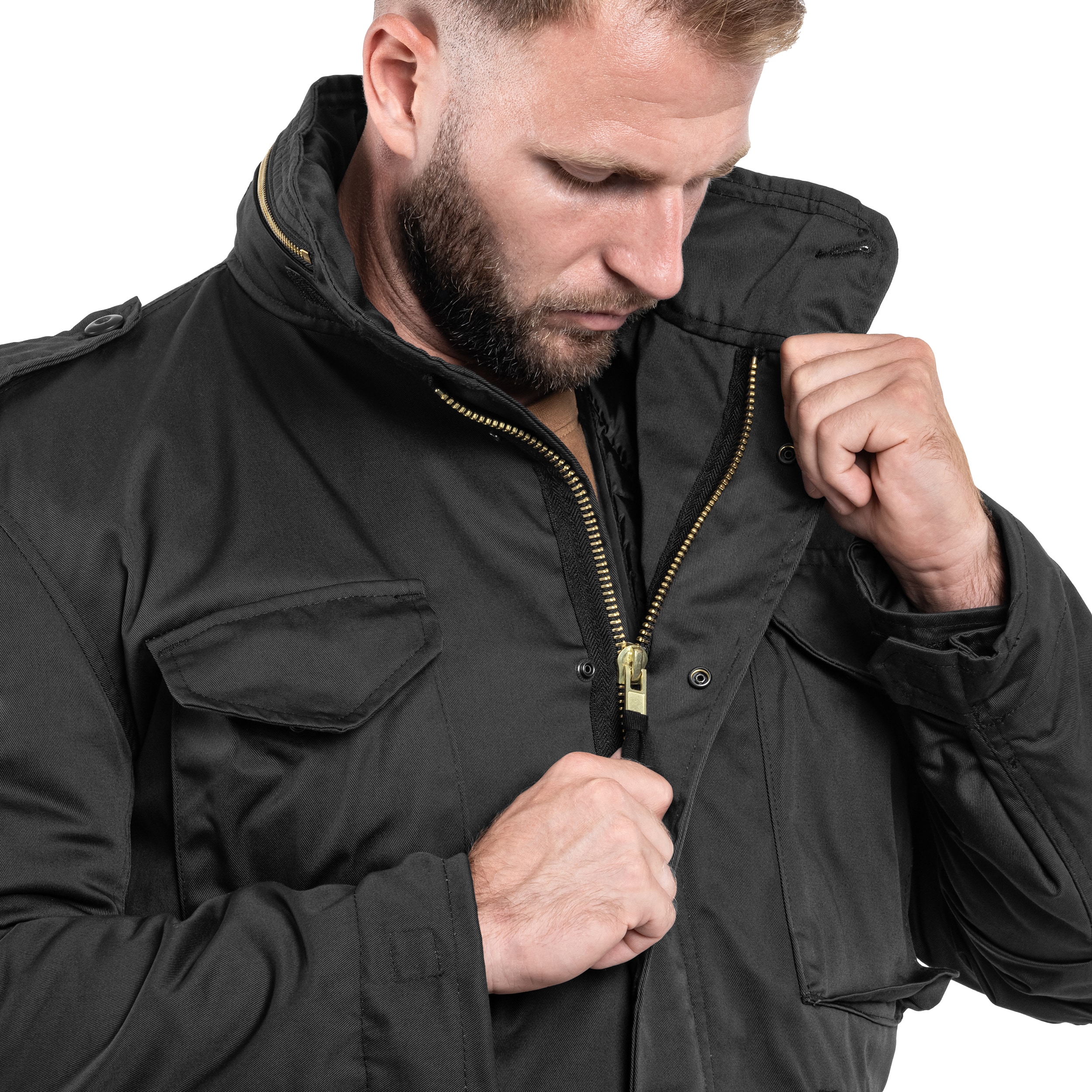 Mil-Tec - M65 Jacke für Militär - Black