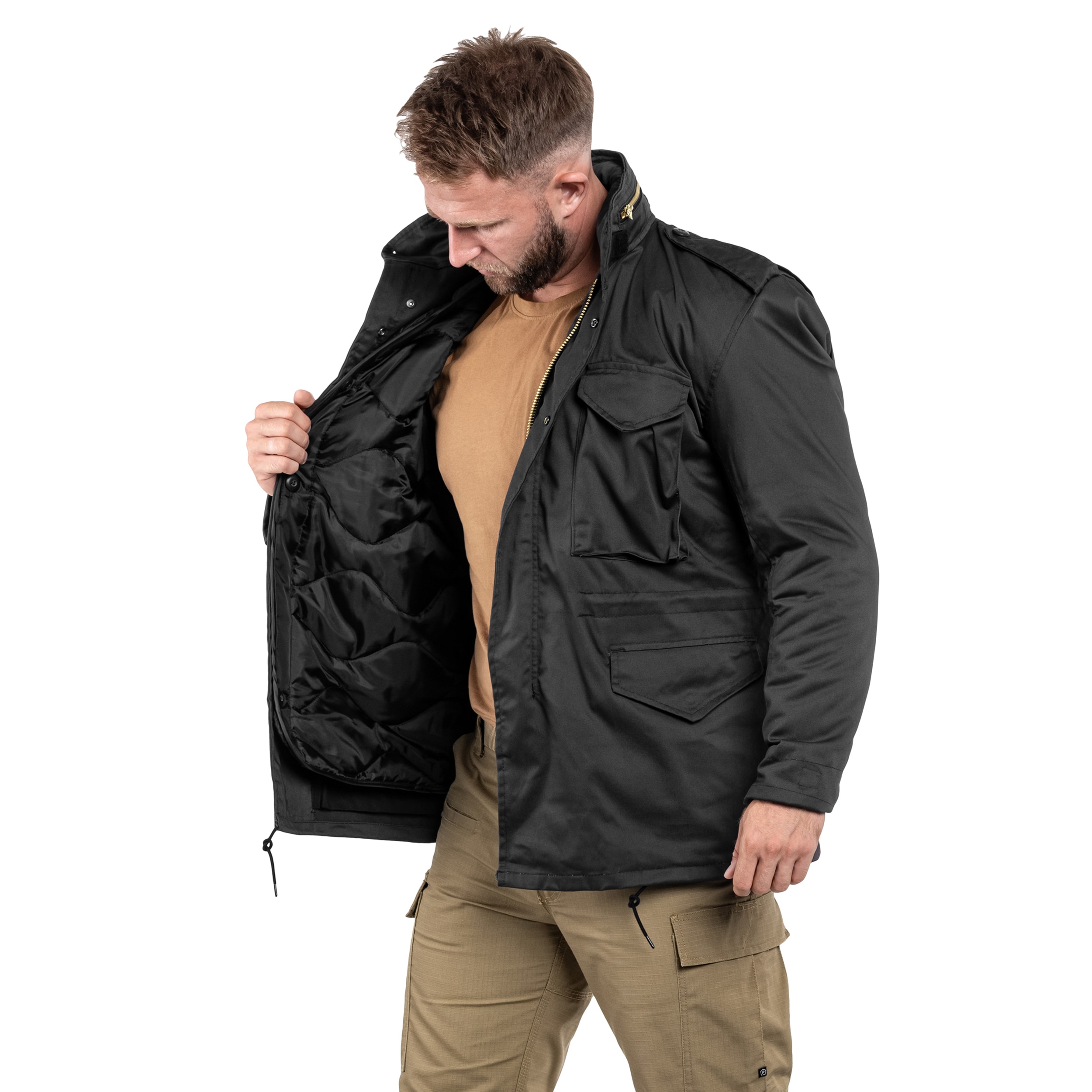 Mil-Tec - M65 Jacke für Militär - Black