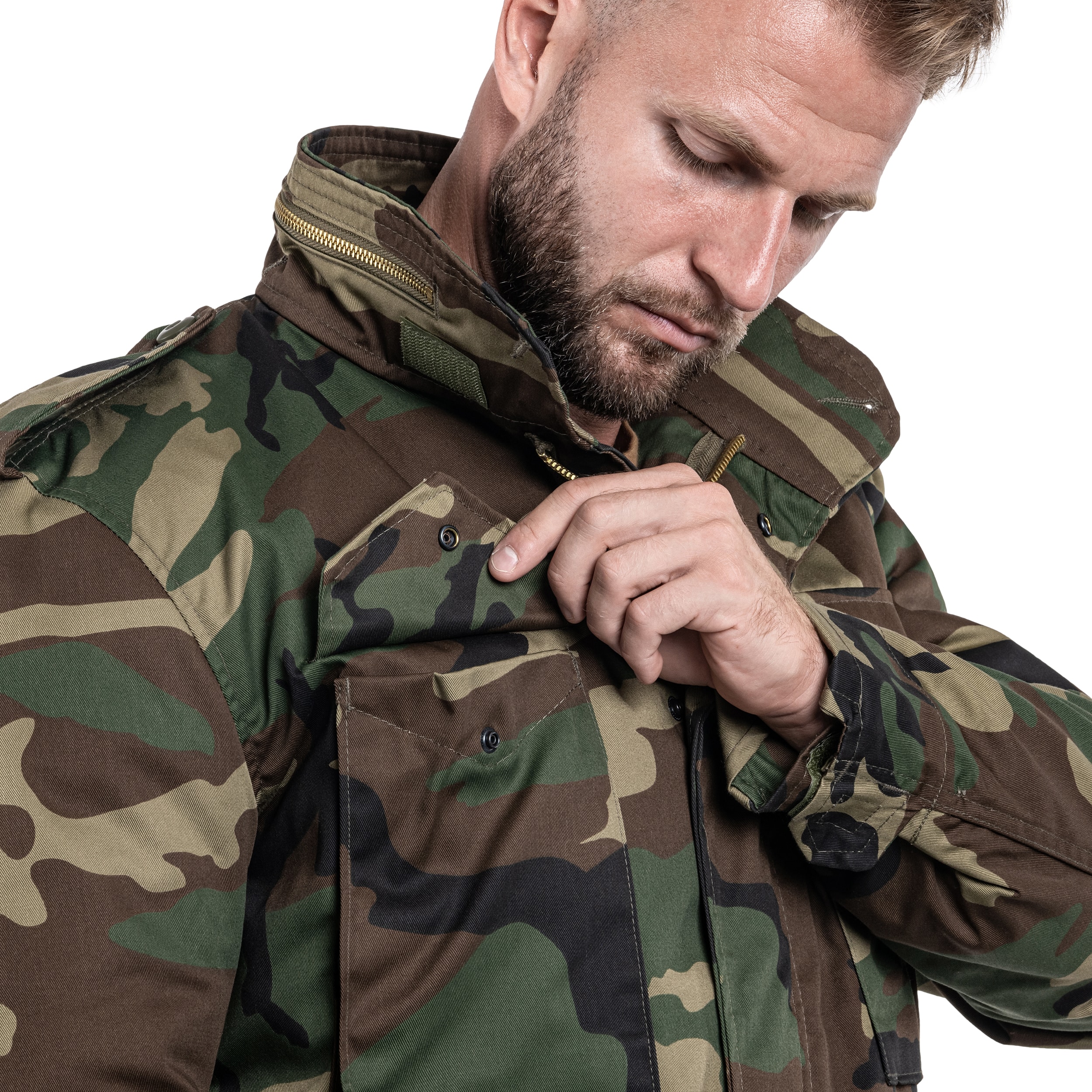 Mil-Tec - M65 - Jacke für Militär - Woodland