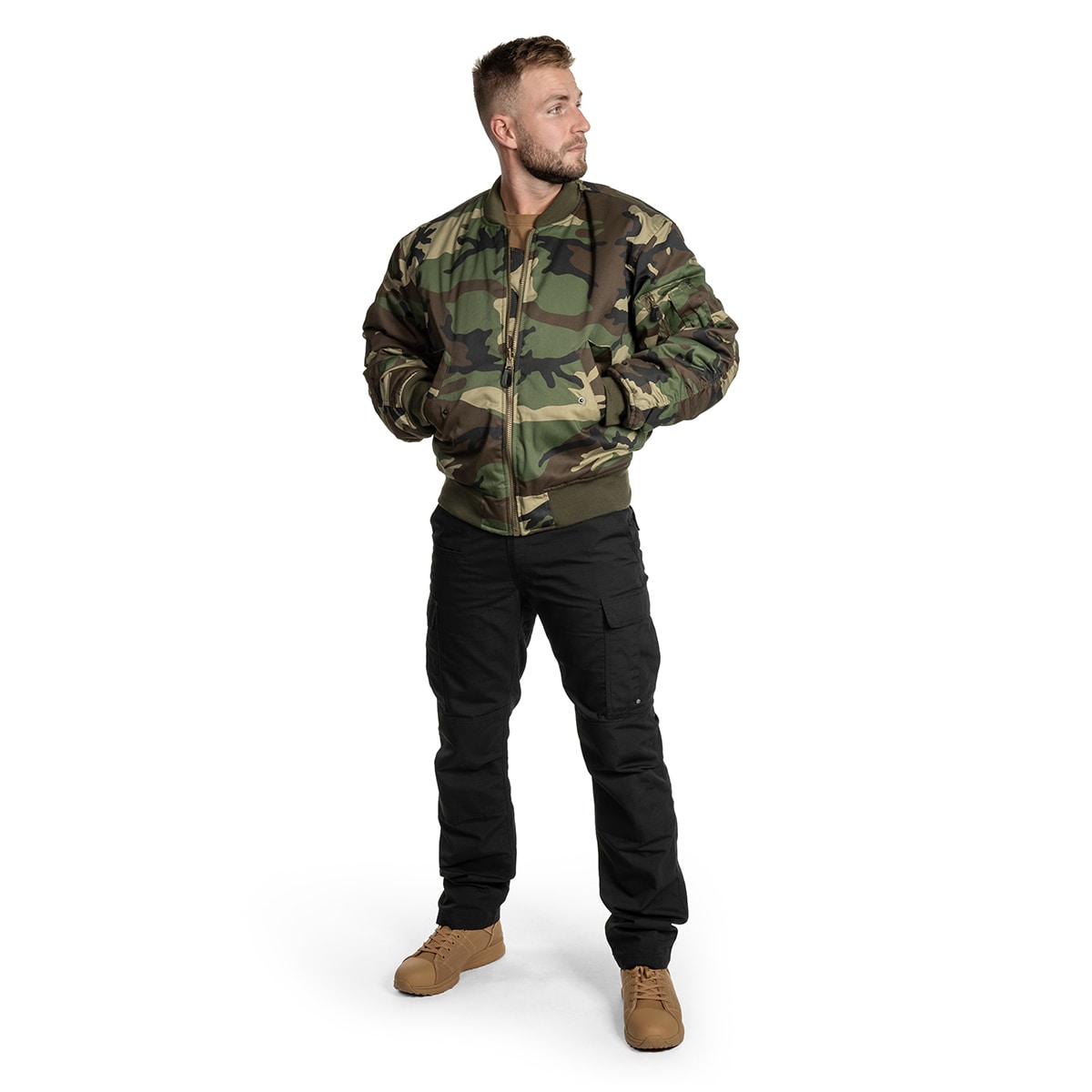 Mil-Tec - MA-1 Flieger - Jacke - Woodland