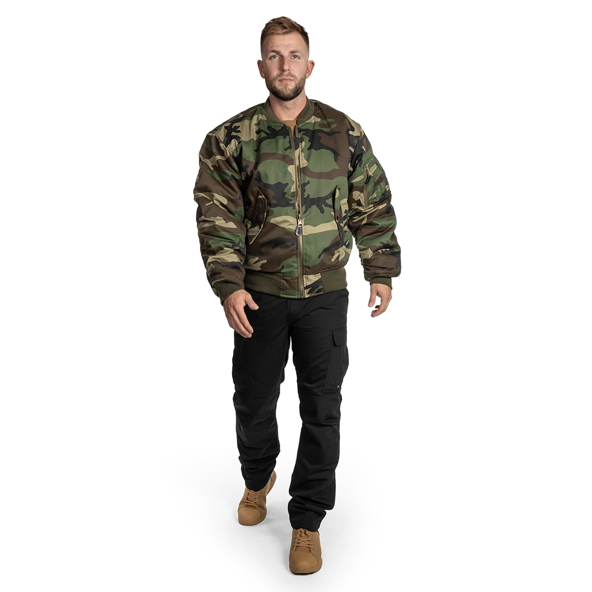 Mil-Tec - MA-1 Flieger - Jacke - Woodland