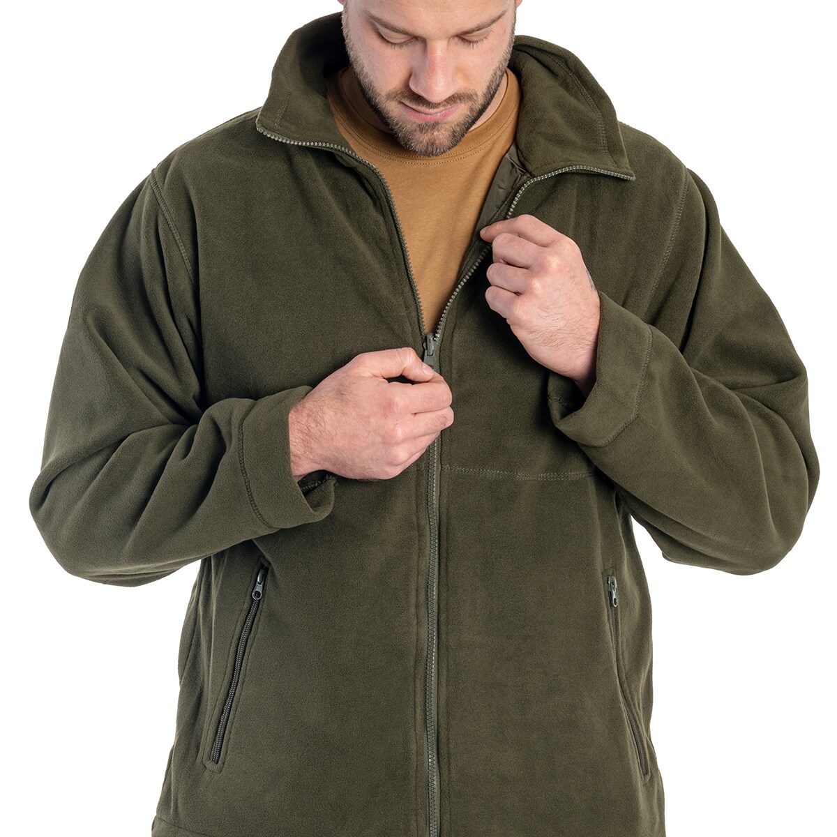 Mil-Tec - ECWCS Wet Weather - Nasswetterjacke mit Unterfütterung - Olive