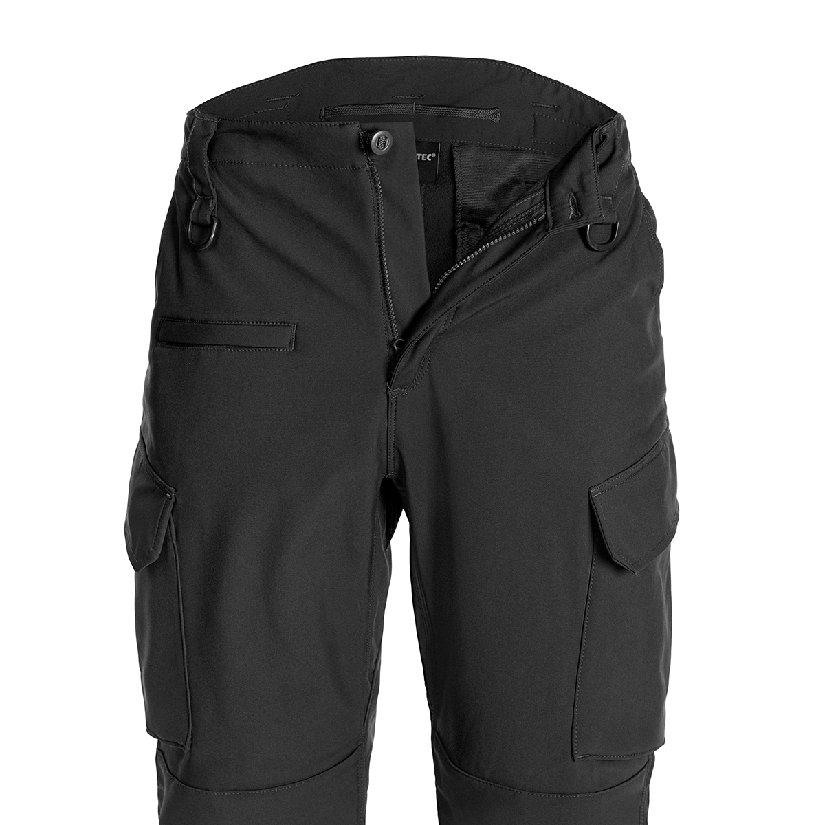 Mil-Tec - Softshell Explorer - Thermohose - Black - Wasserdicht