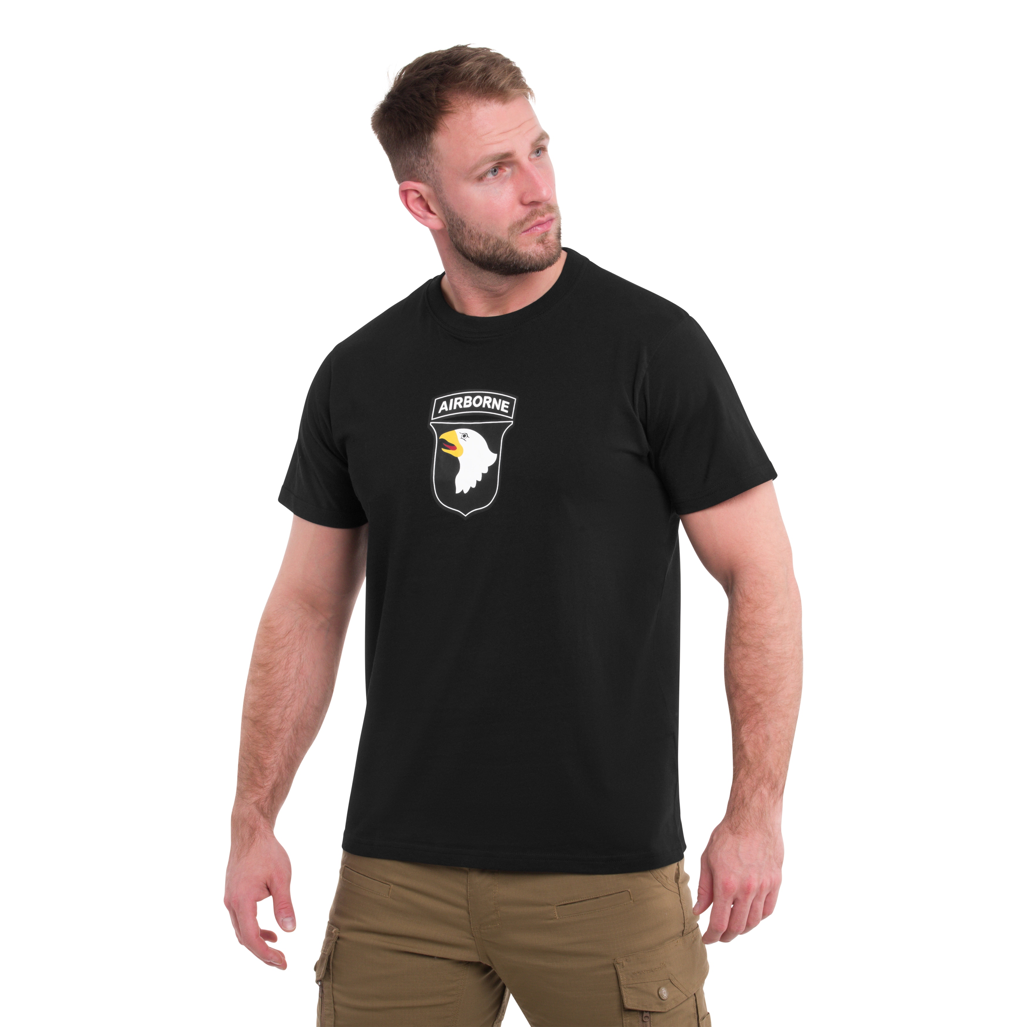 Mil-Tec - 101st Airborne - T-Shirt Schwarz