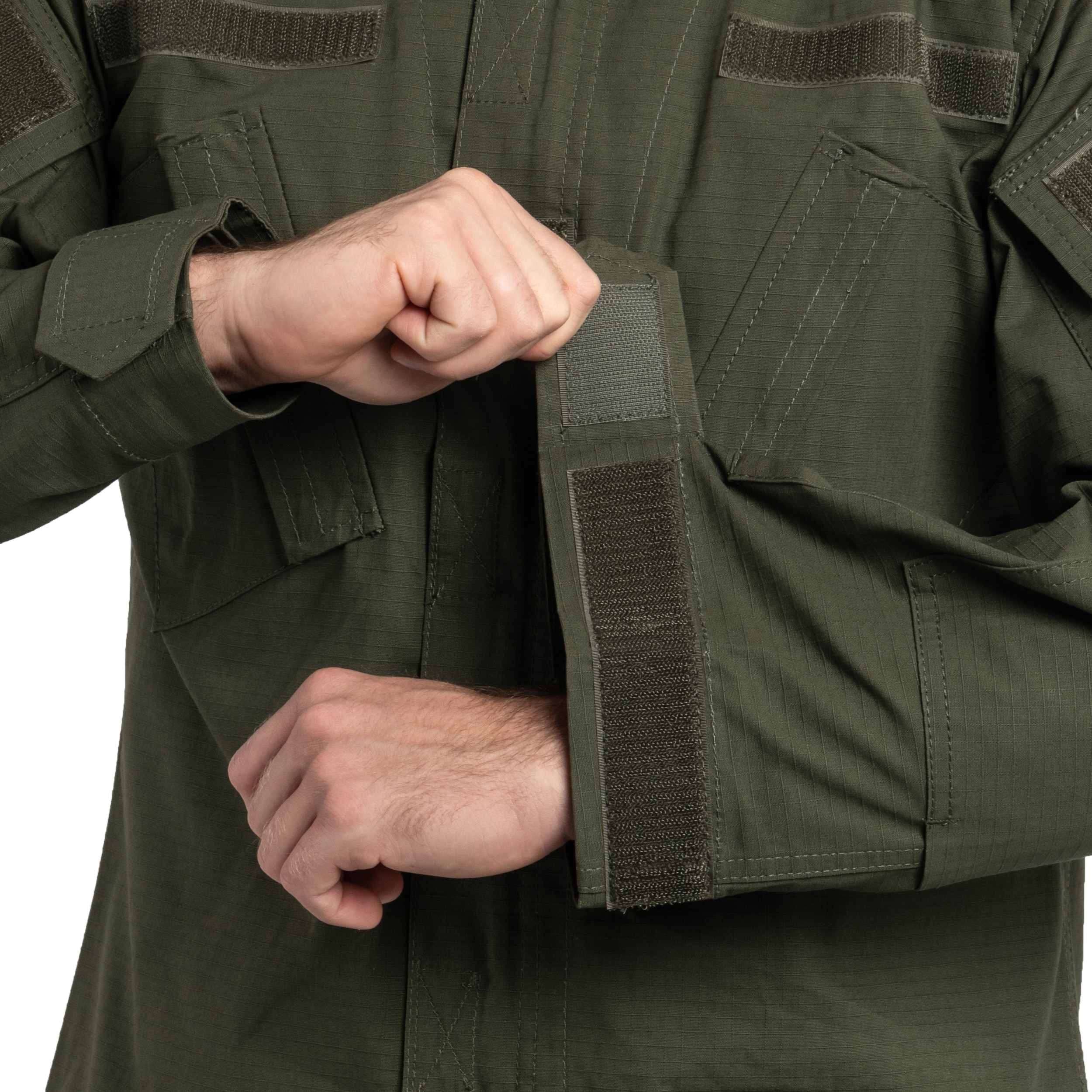 Mil-Tec - Teesar ACU RipStop Militär Sweatshirt - Oliv