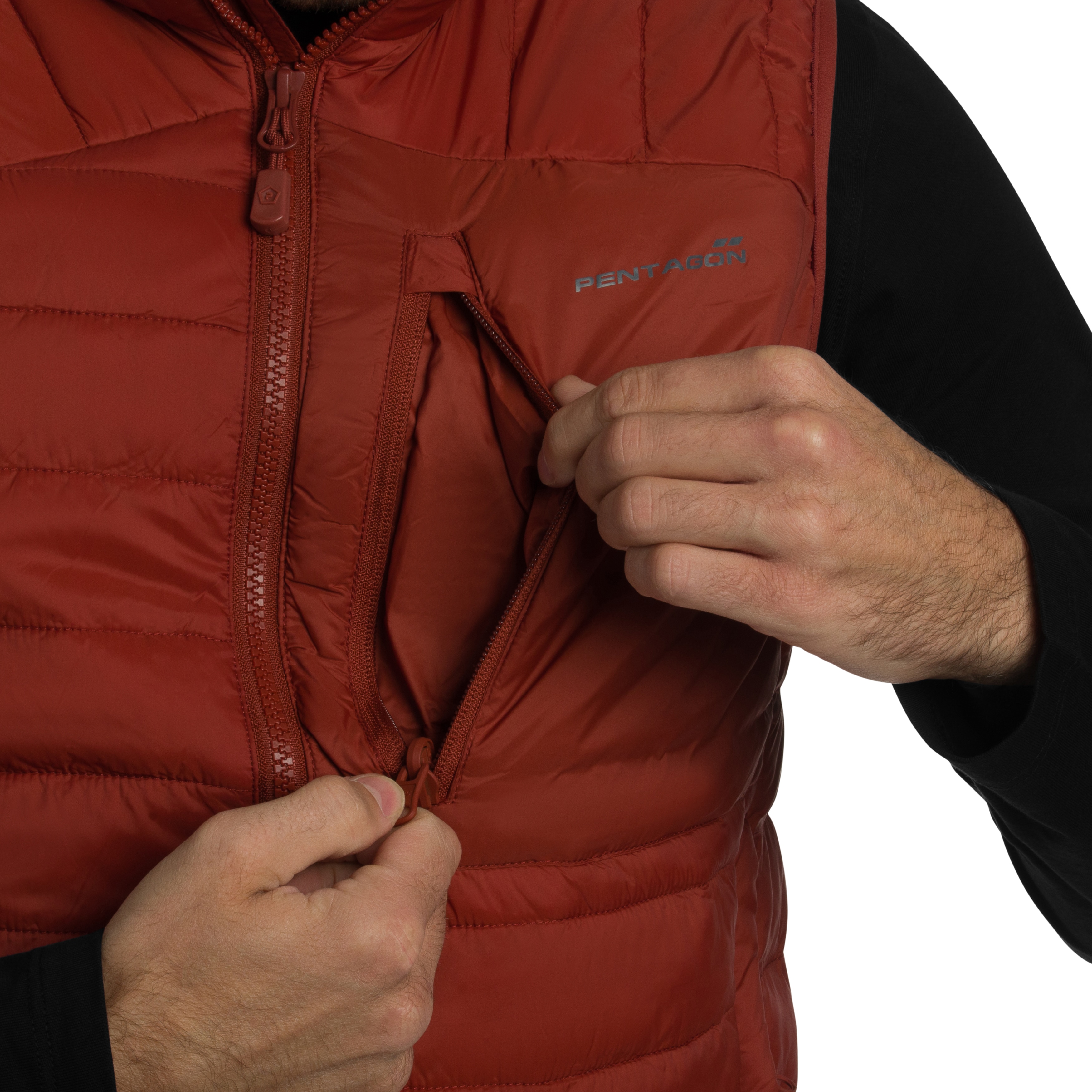 Pentagon - Homer Vest Weste - Maroon Red