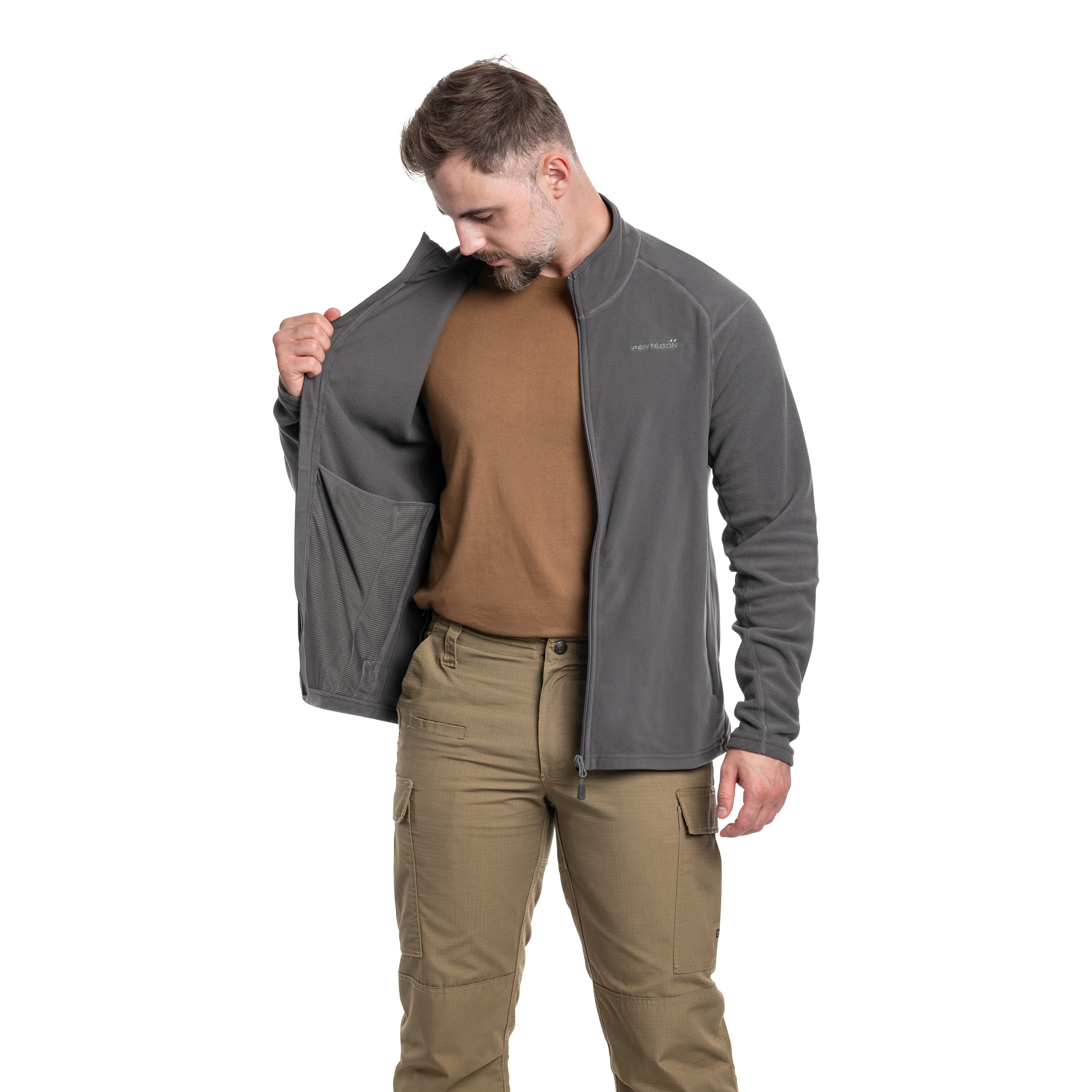 Pentagon - Arkos Fleecejacke - Wolf Grey