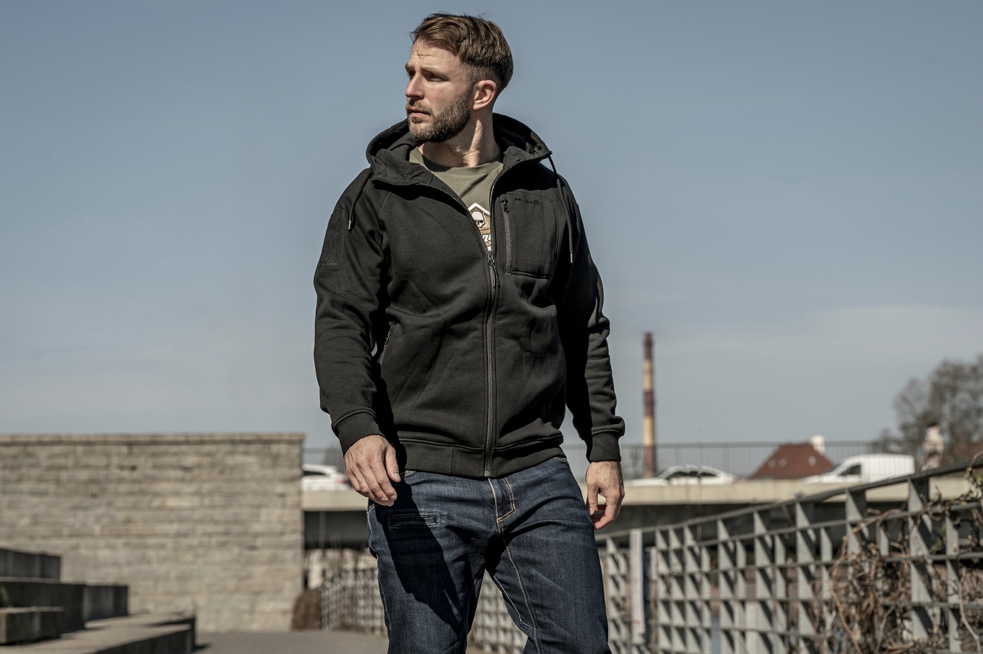 Pentagon - Sweatshirt - Leonidas 2.0 Tactical Hoodie - Black