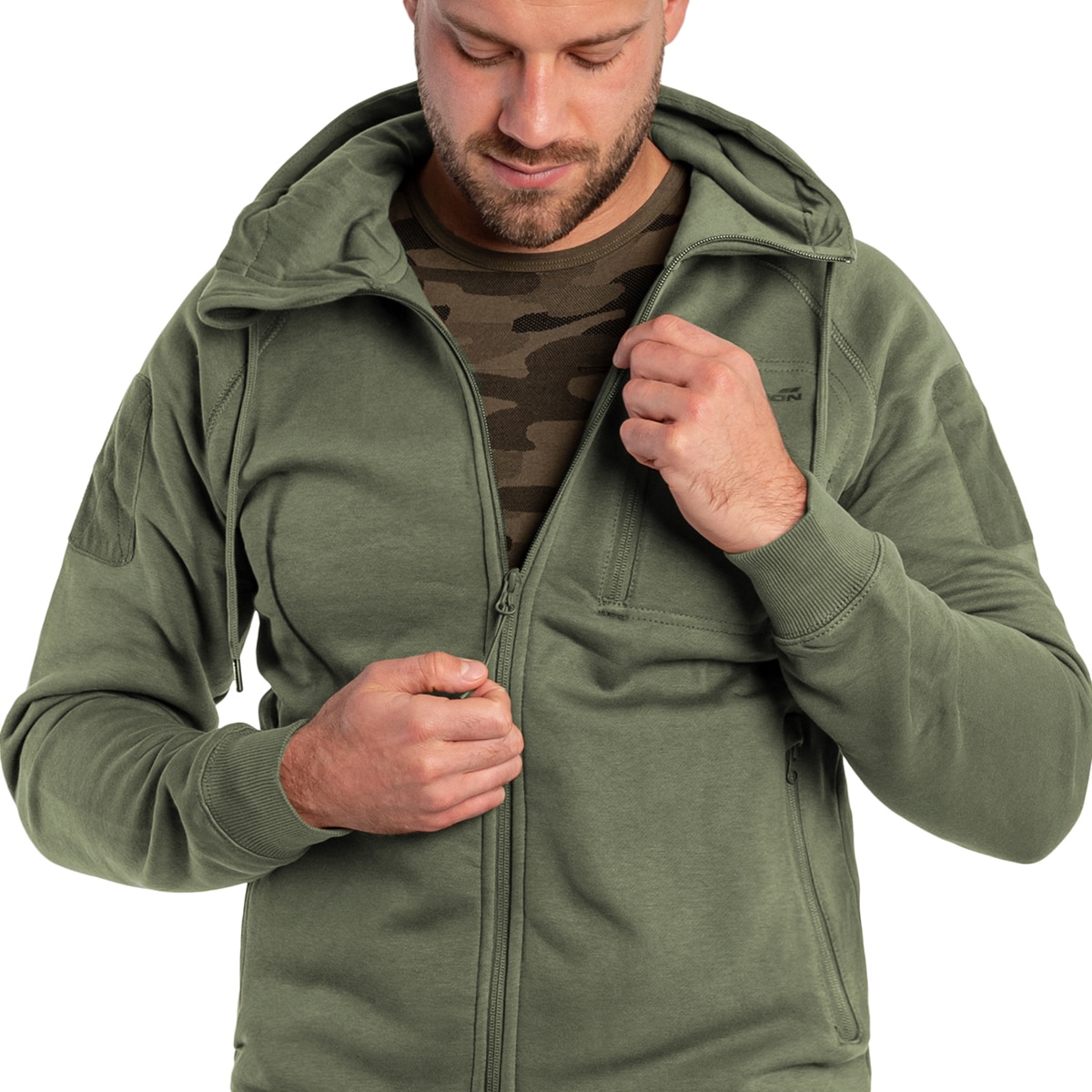 Pentagon - Sweatshirt - Leonidas 2.0 Tactical Hoodie - Camo Green