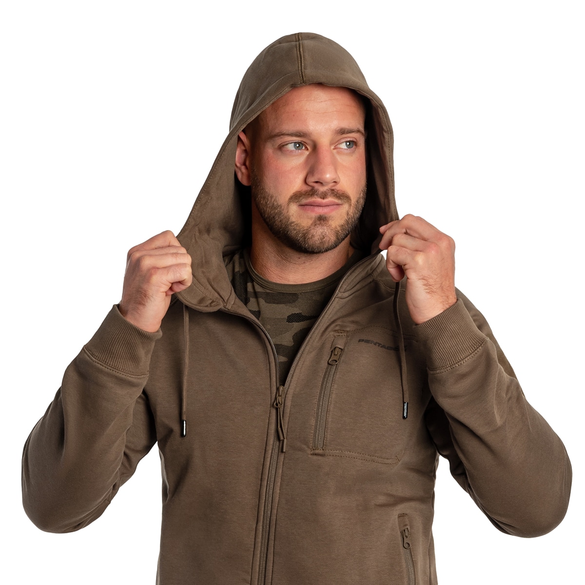 Pentagon - Sweatshirt - Leonidas 2.0 Tactical Hoodie - Terra Brown