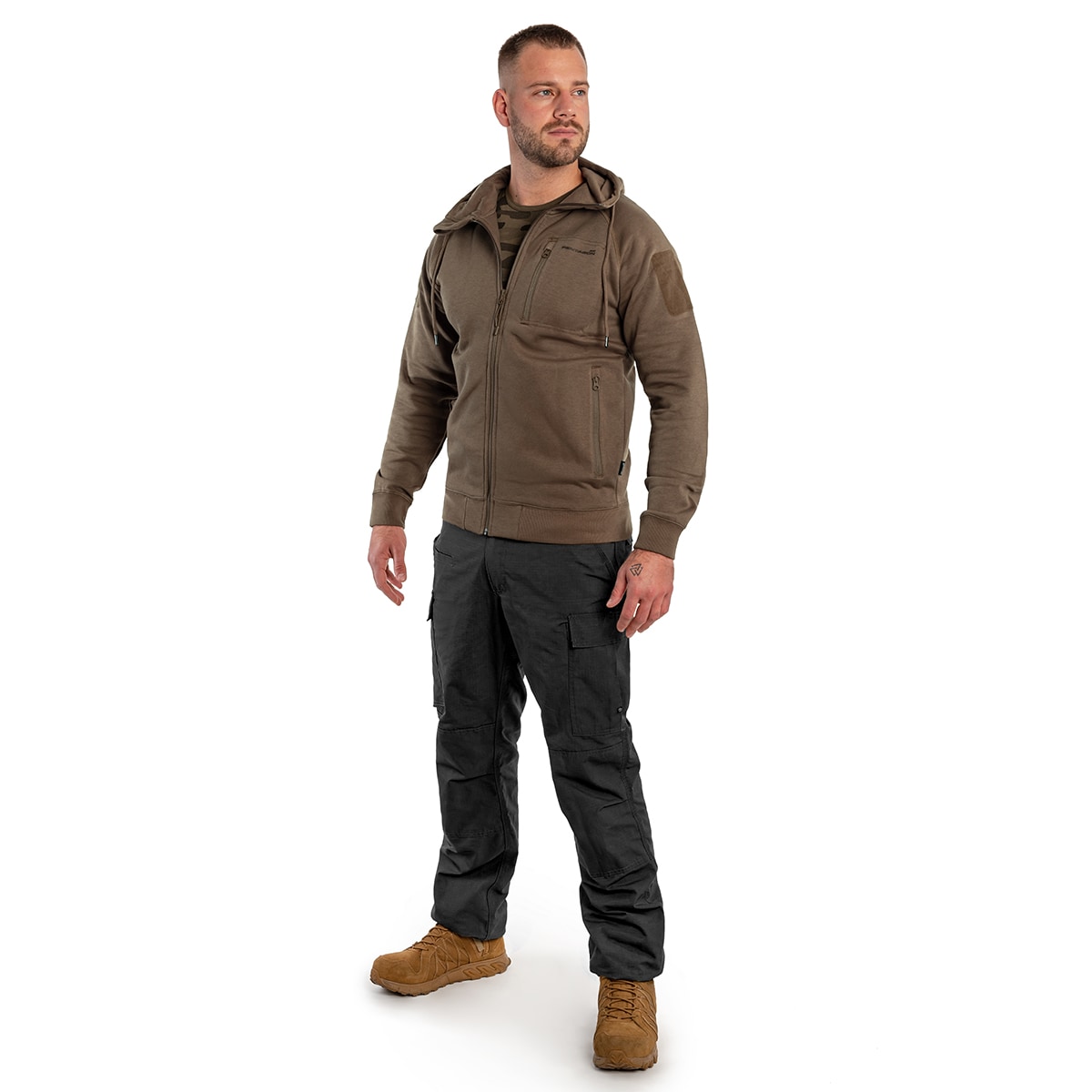 Pentagon - Sweatshirt - Leonidas 2.0 Tactical Hoodie - Terra Brown