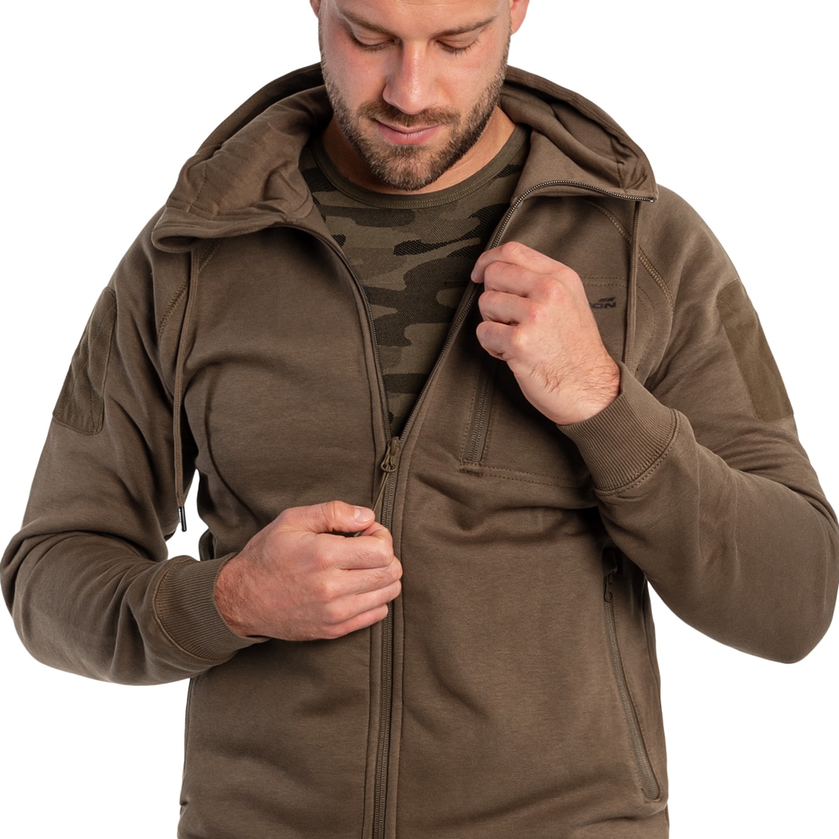 Pentagon - Sweatshirt - Leonidas 2.0 Tactical Hoodie - Terra Brown