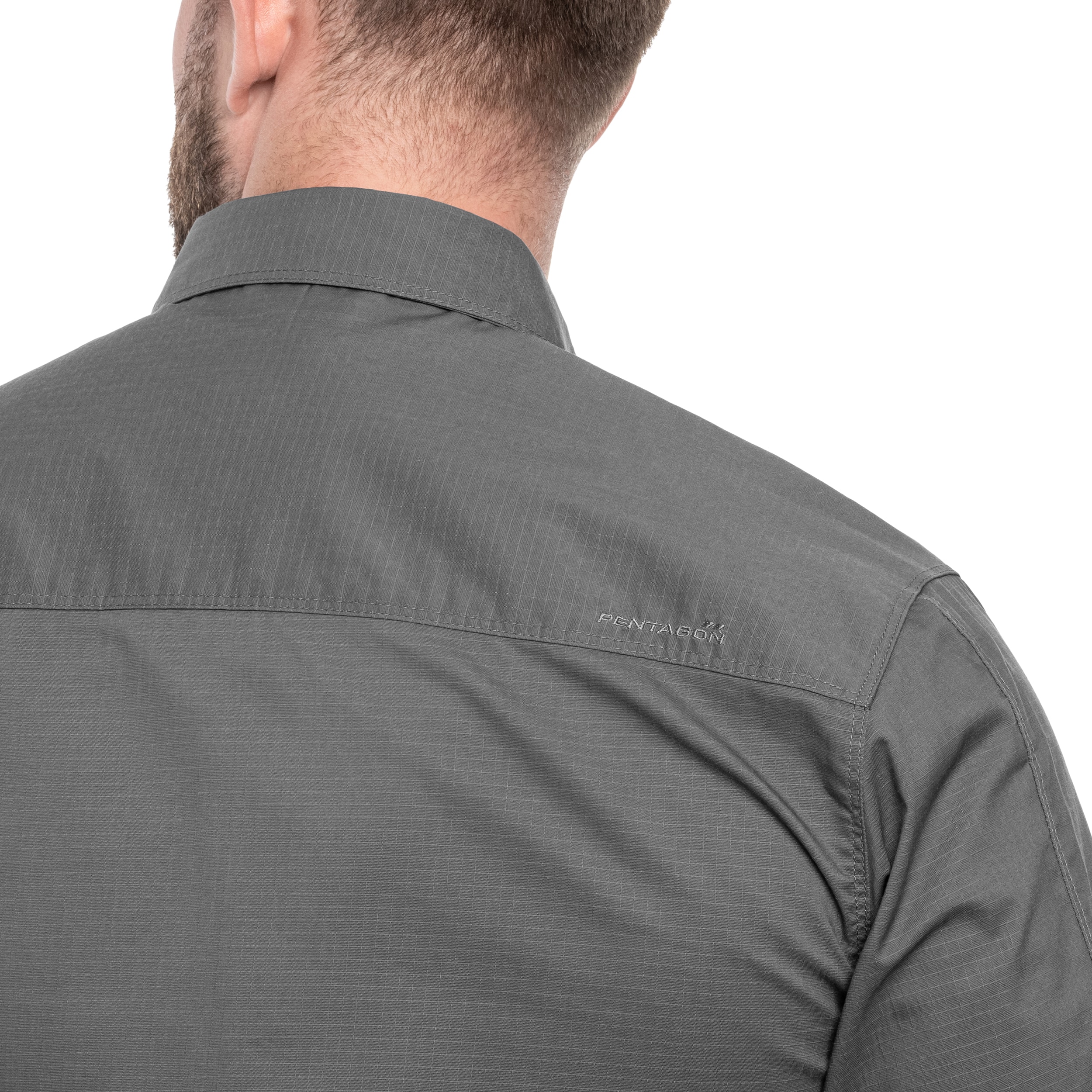 Pentagon - Plato - Taktisches Hemd Long Sleeve - Wolf Grey
