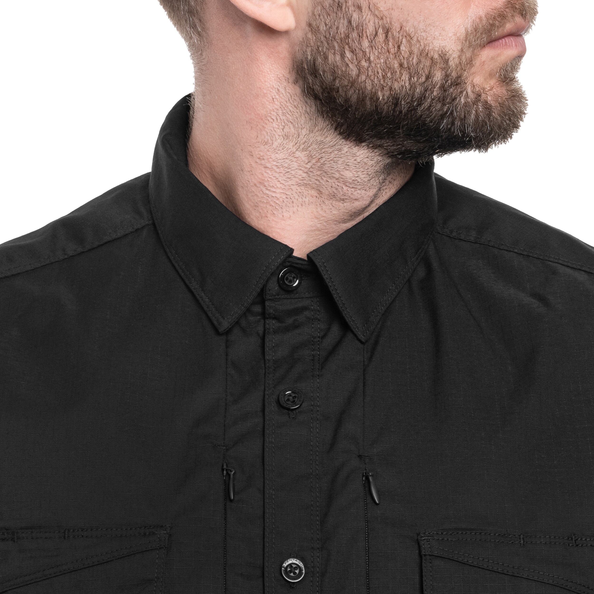 Pentagon - Taktisches Kurzamr-Hemd - Plato - Black