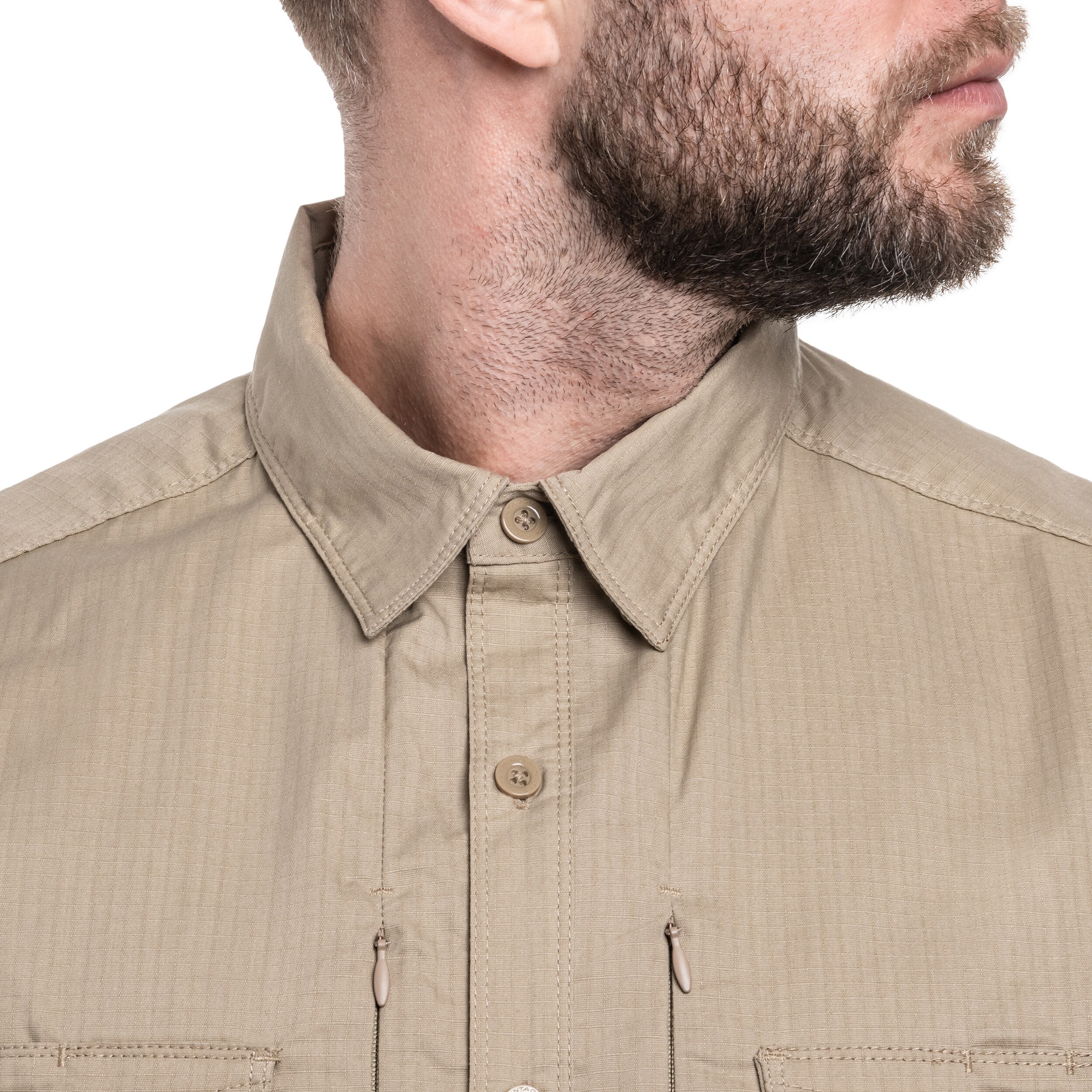 Pentagon - Plato - Taktisches Kurzarm-Hemd - Khaki