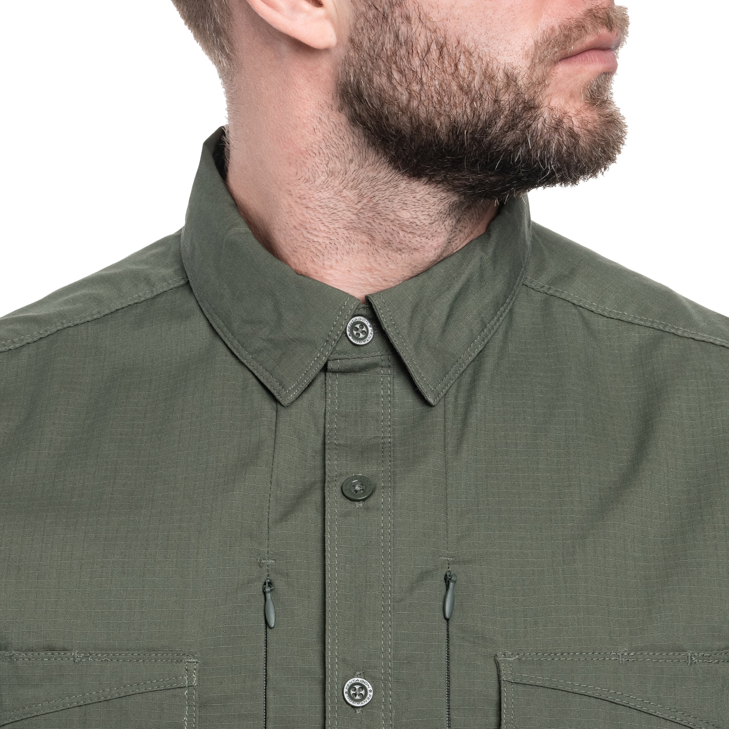 Pentagon - Plato - Taktisches Kurzarm-Hemd - Camo Green