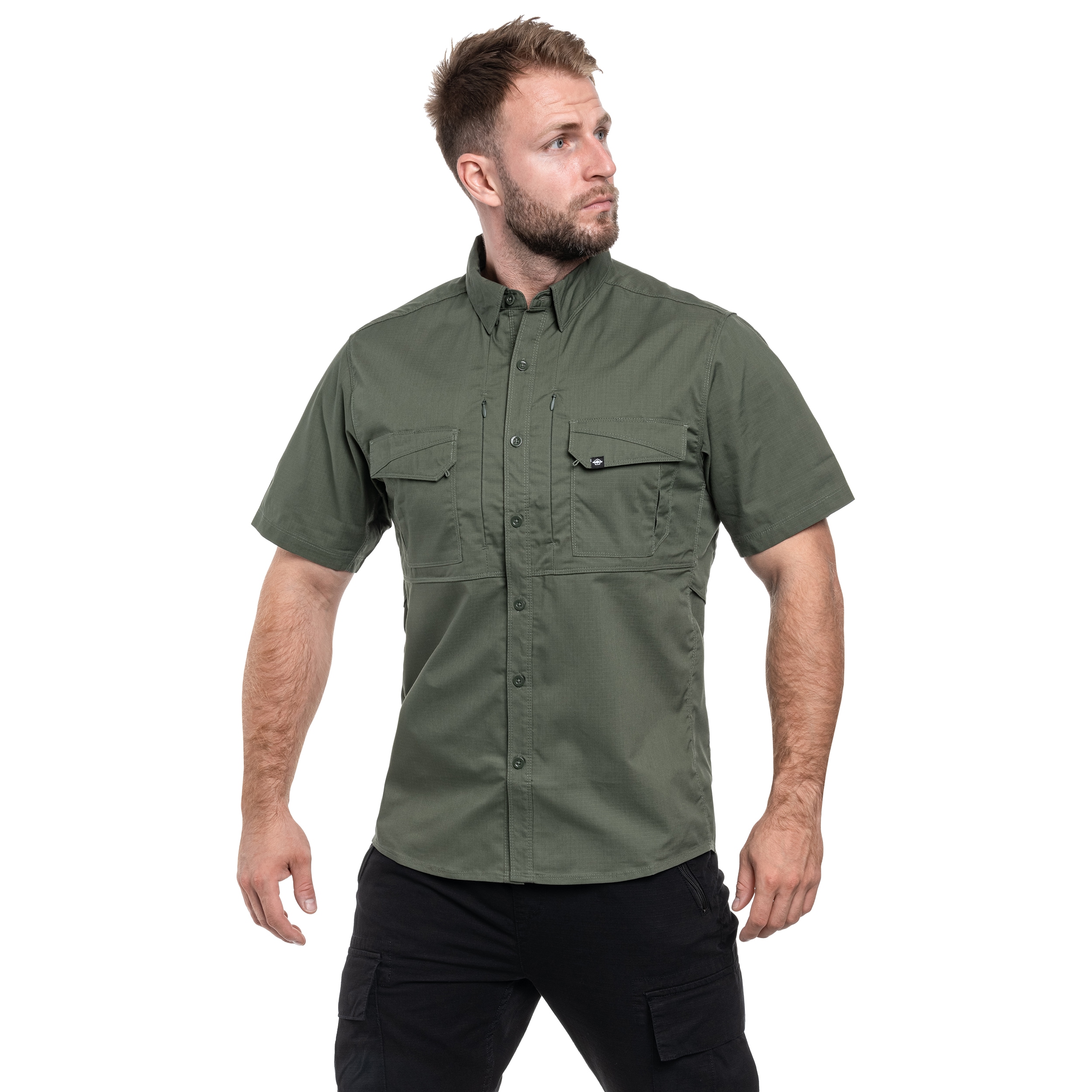 Pentagon - Plato Short Sleeve - Taktisches Hemd - Camo Green