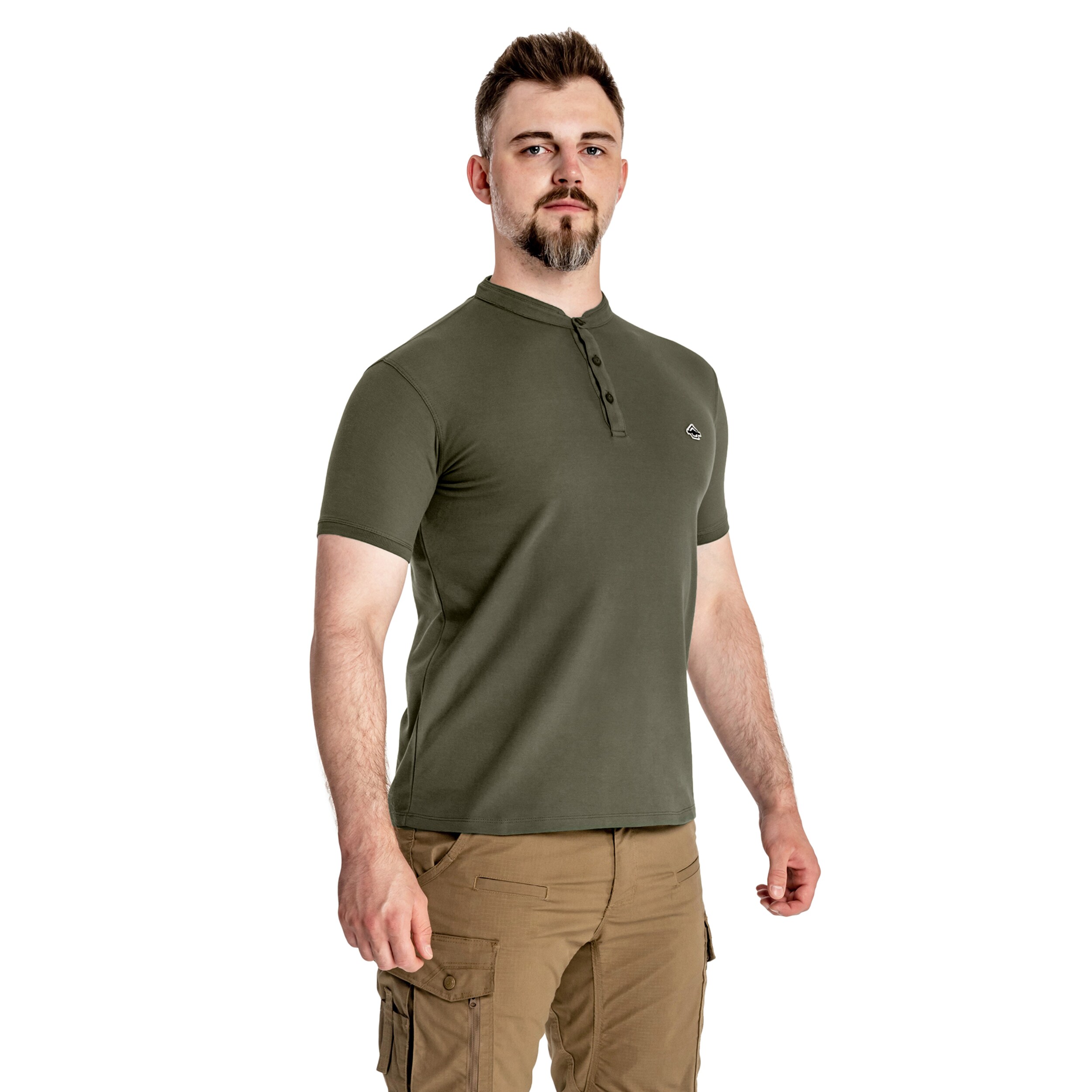 Pentagon - Levantes Henley T-Shirt - Camo Green