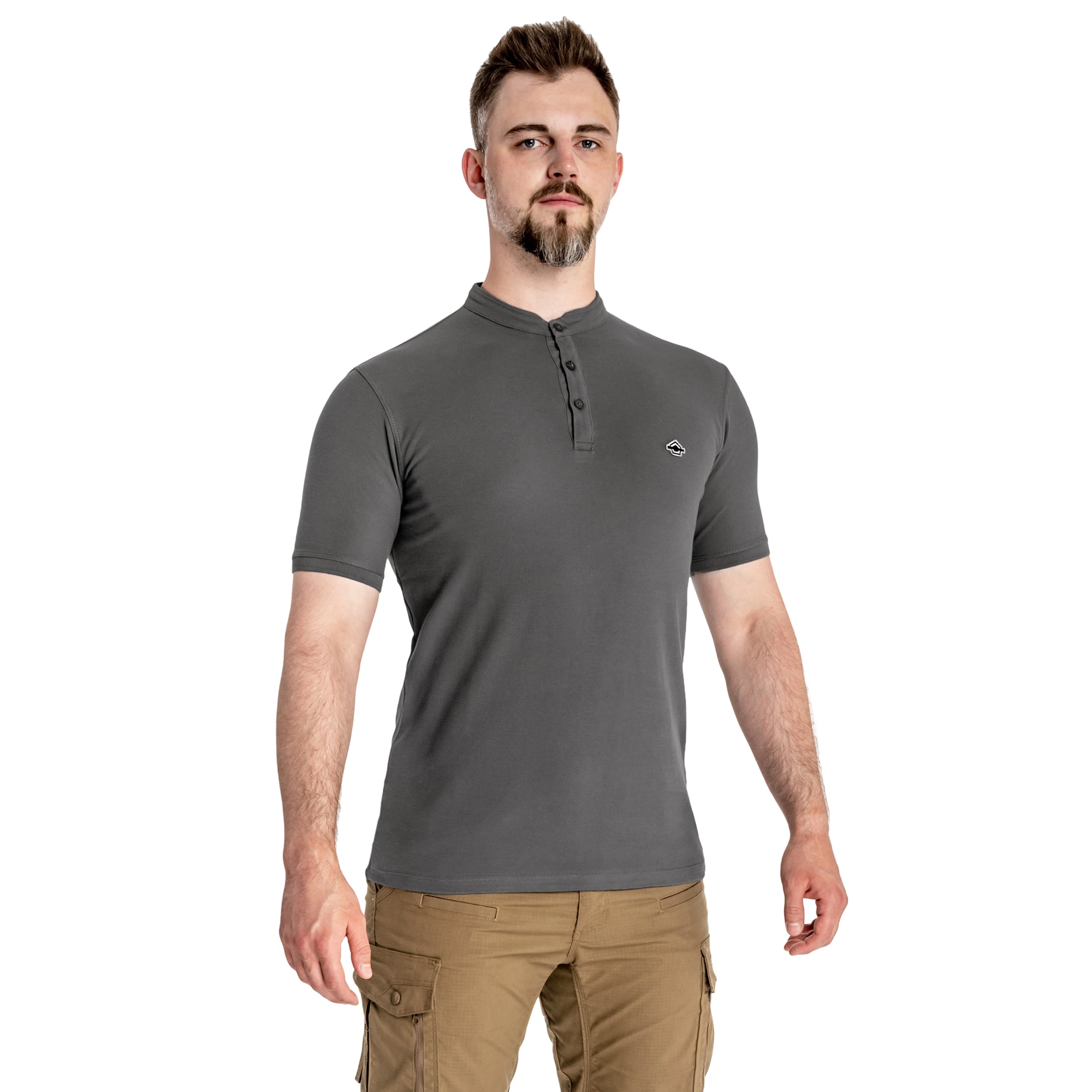 Pentagon - Levantes Henley T-Shirt - Wolf Grey