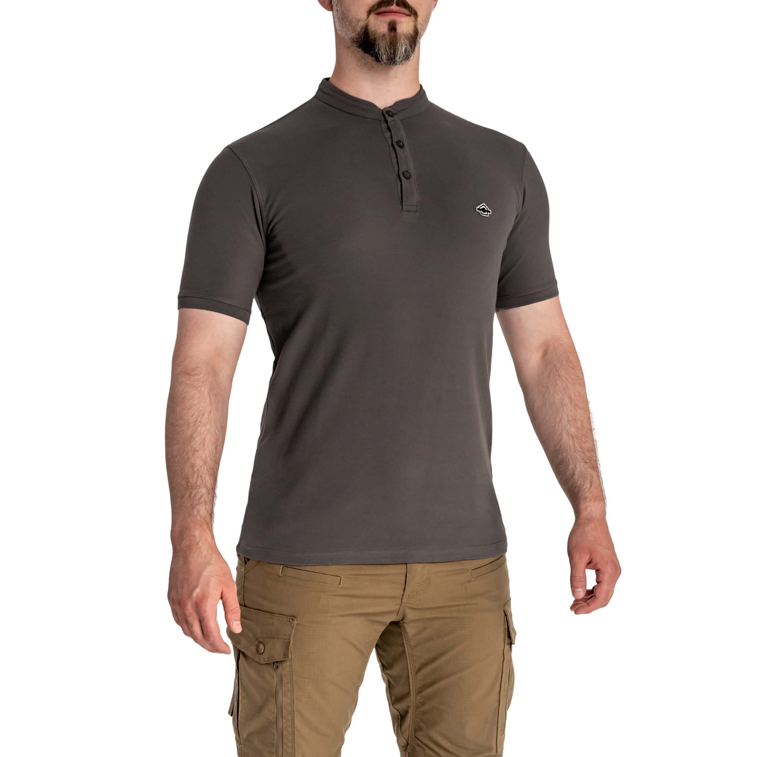 Pentagon - Levantes Henley T-Shirt - Wolf Grey