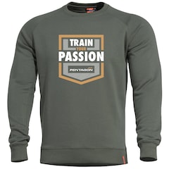 Pentagon - Hawk Train Your Passion Sweatshirt - Camo Green