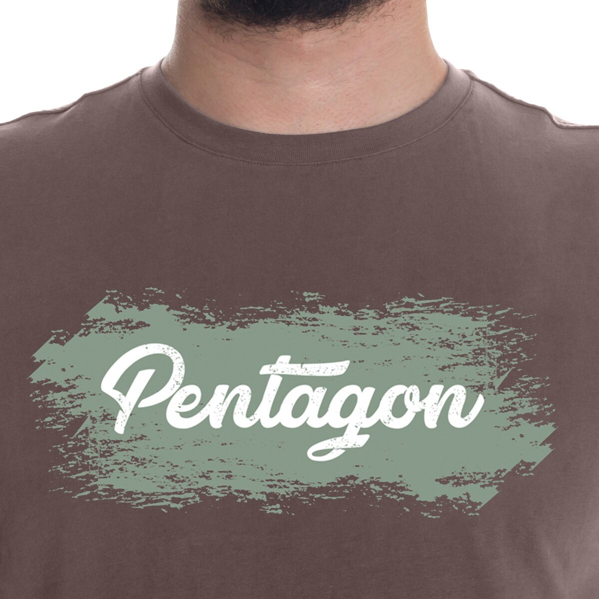 Pentagon - Grunge T-Shirt - Terra Brown