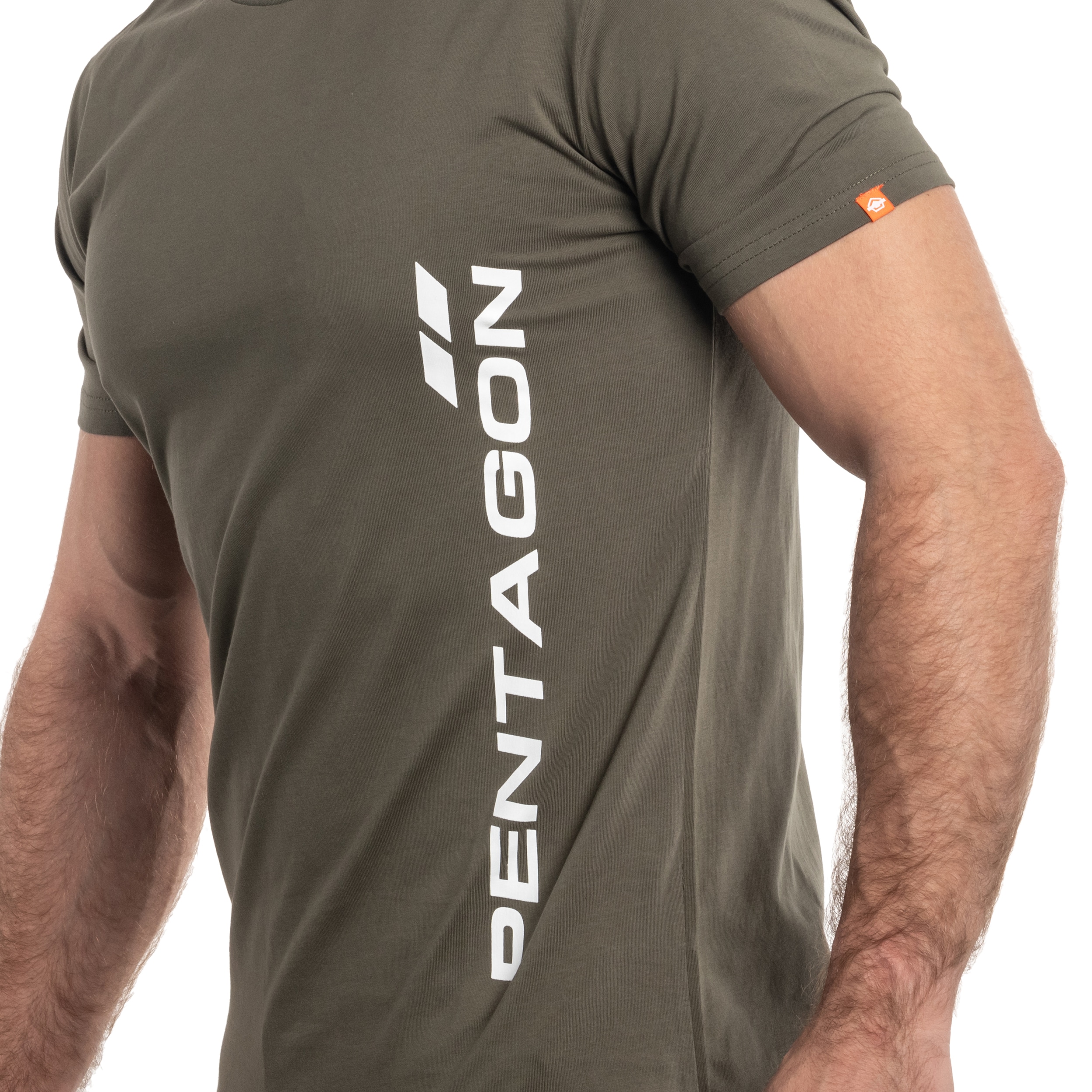 Pentagon - Vertical T-Shirt - Olive