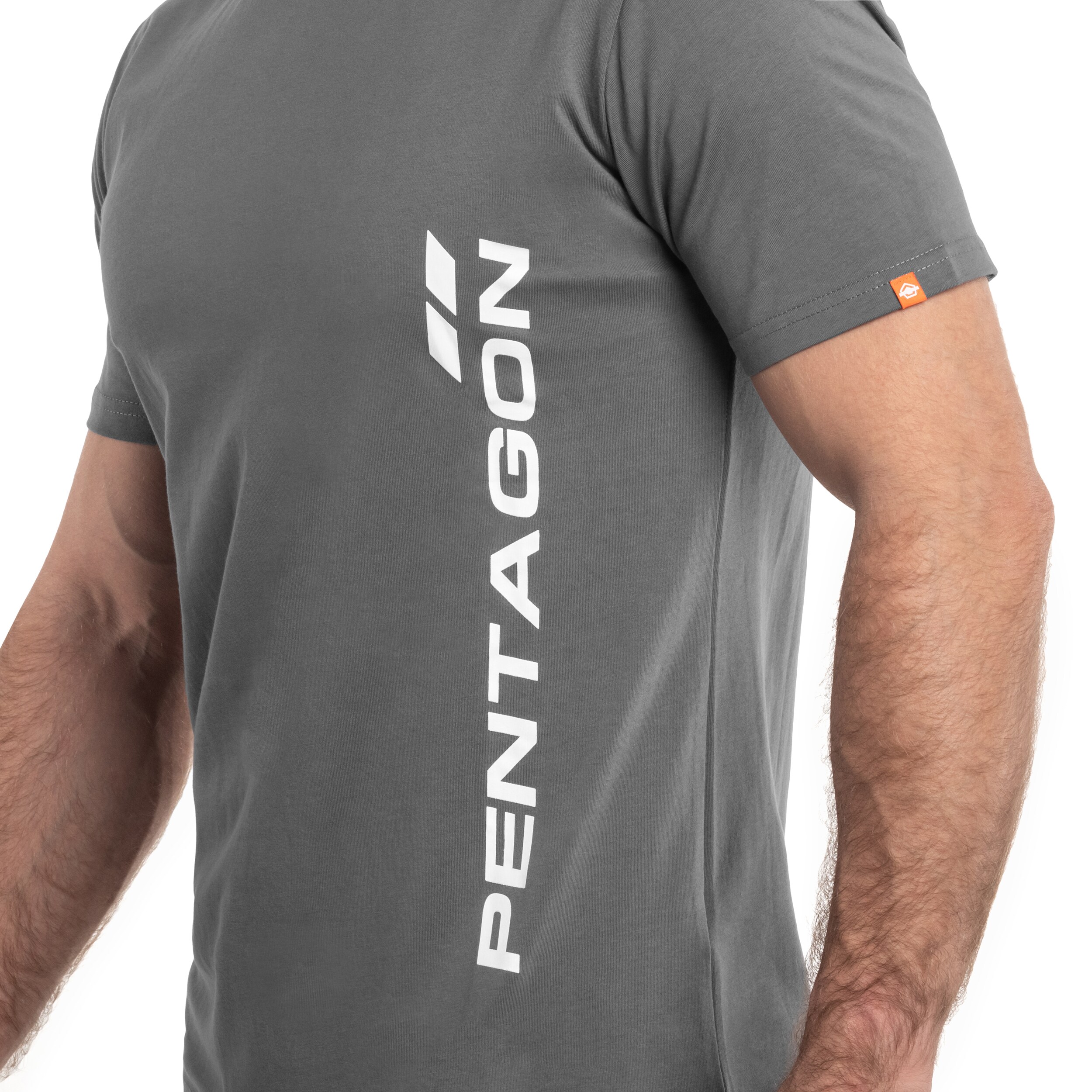 Pentagon - Vertical T-Shirt - Wolf Grey