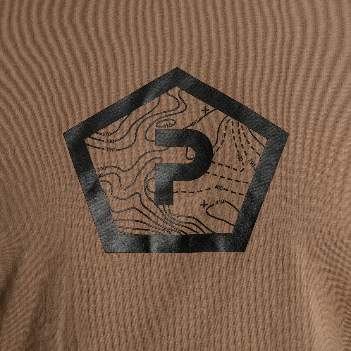 T-Shirt Pentagon Shape T-Shirt - Coyote