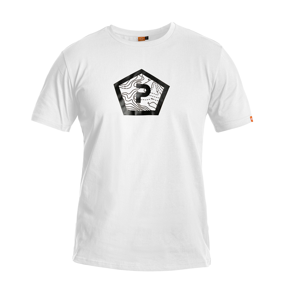Pentagon Shape T-Shirt - White