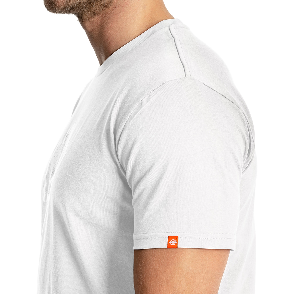 Pentagon Shape T-Shirt - White