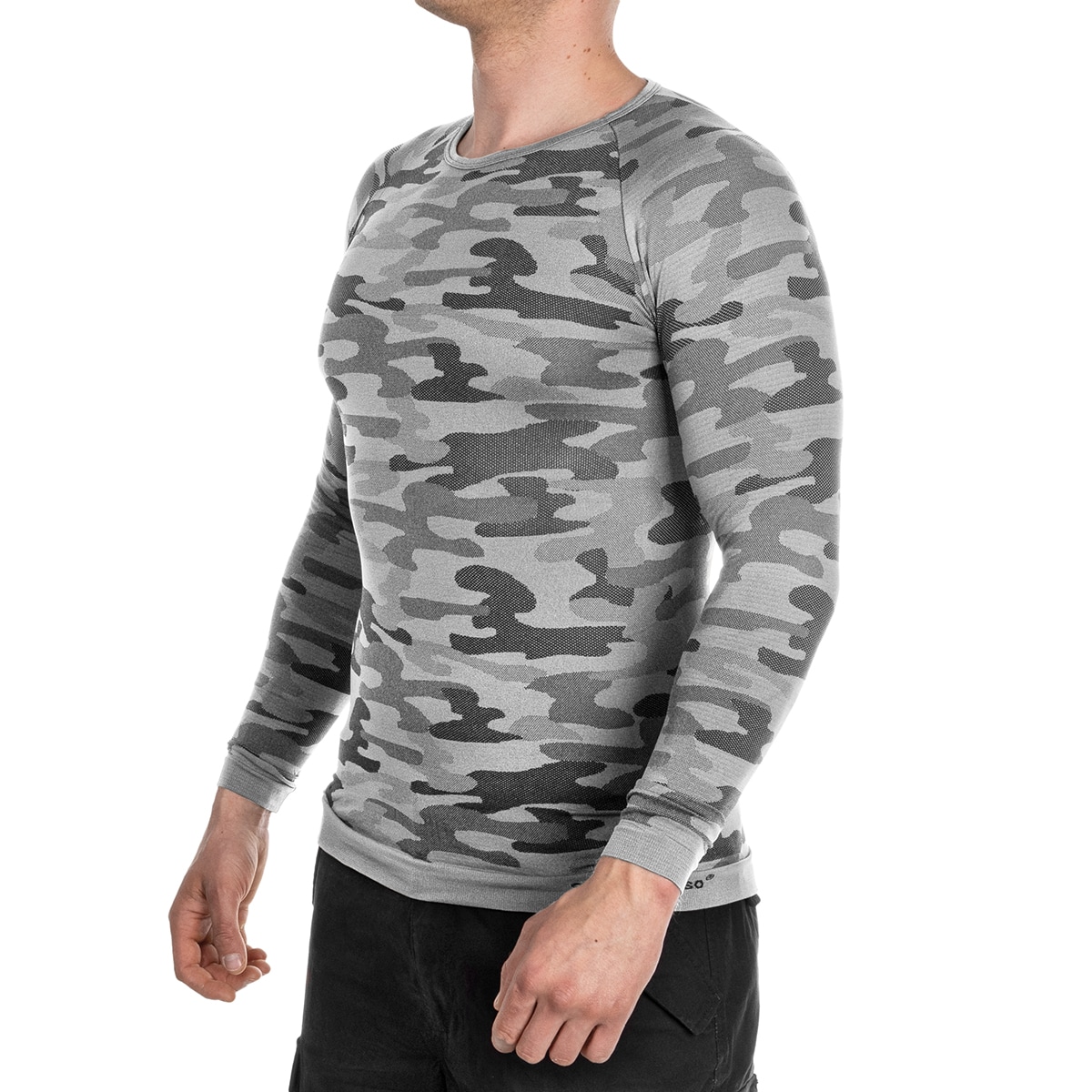 Sesto Senso - Thermo Active - Thermo-Langarmshirt - Urban Camo