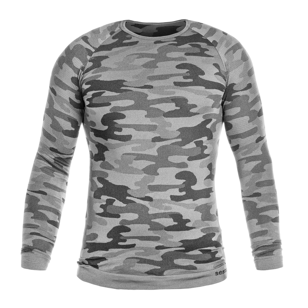 Sesto Senso - Thermo Active - Thermo-Langarmshirt - Urban Camo