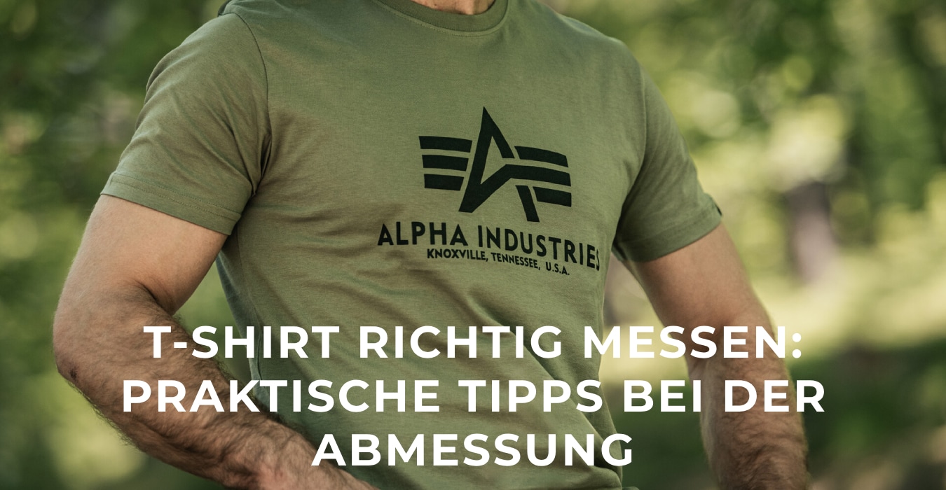 T-Shirt richtig messen: praktische Tipps bei der Abmessung