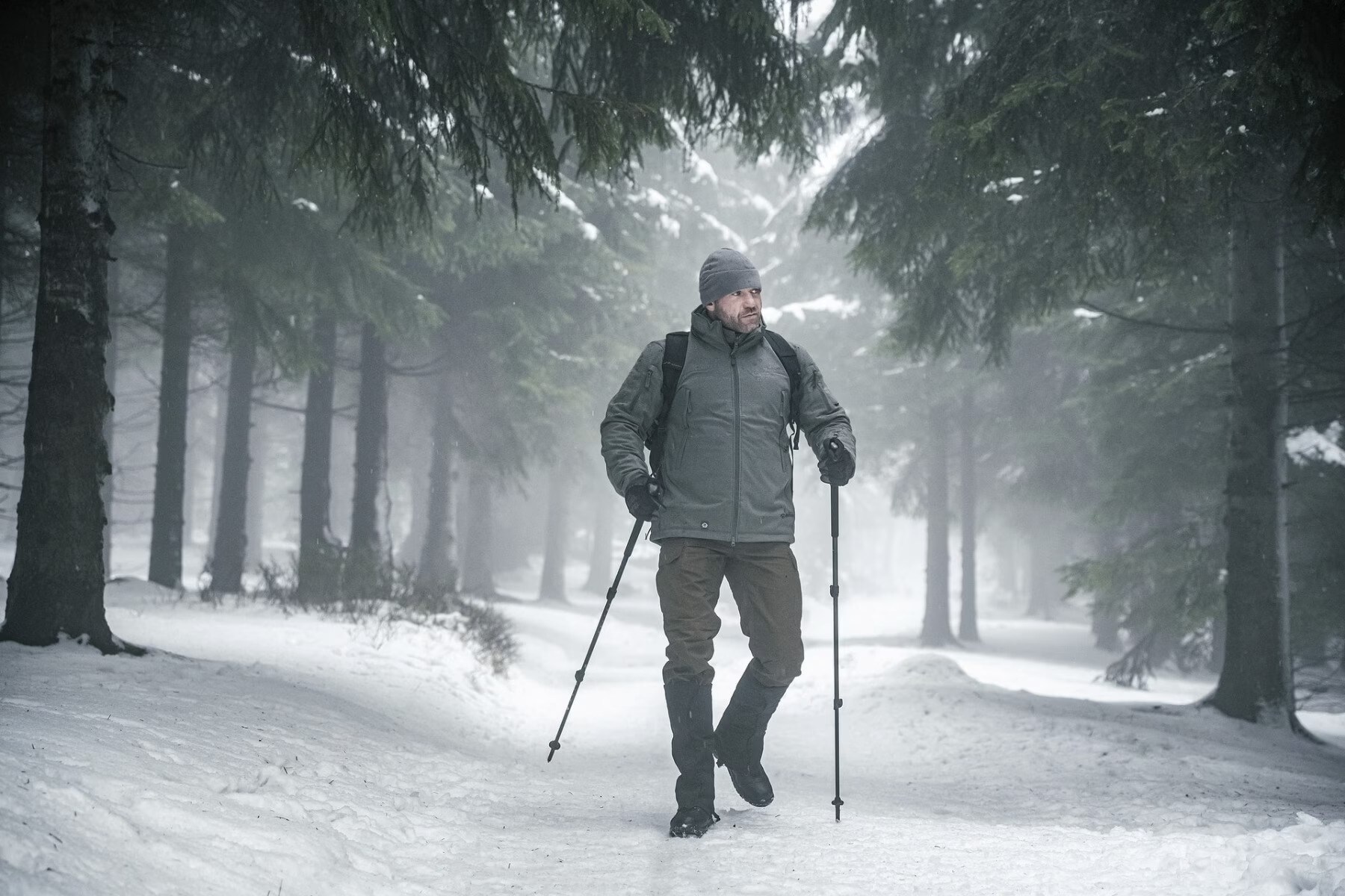 Ein Ausflug in die Berge im Winter