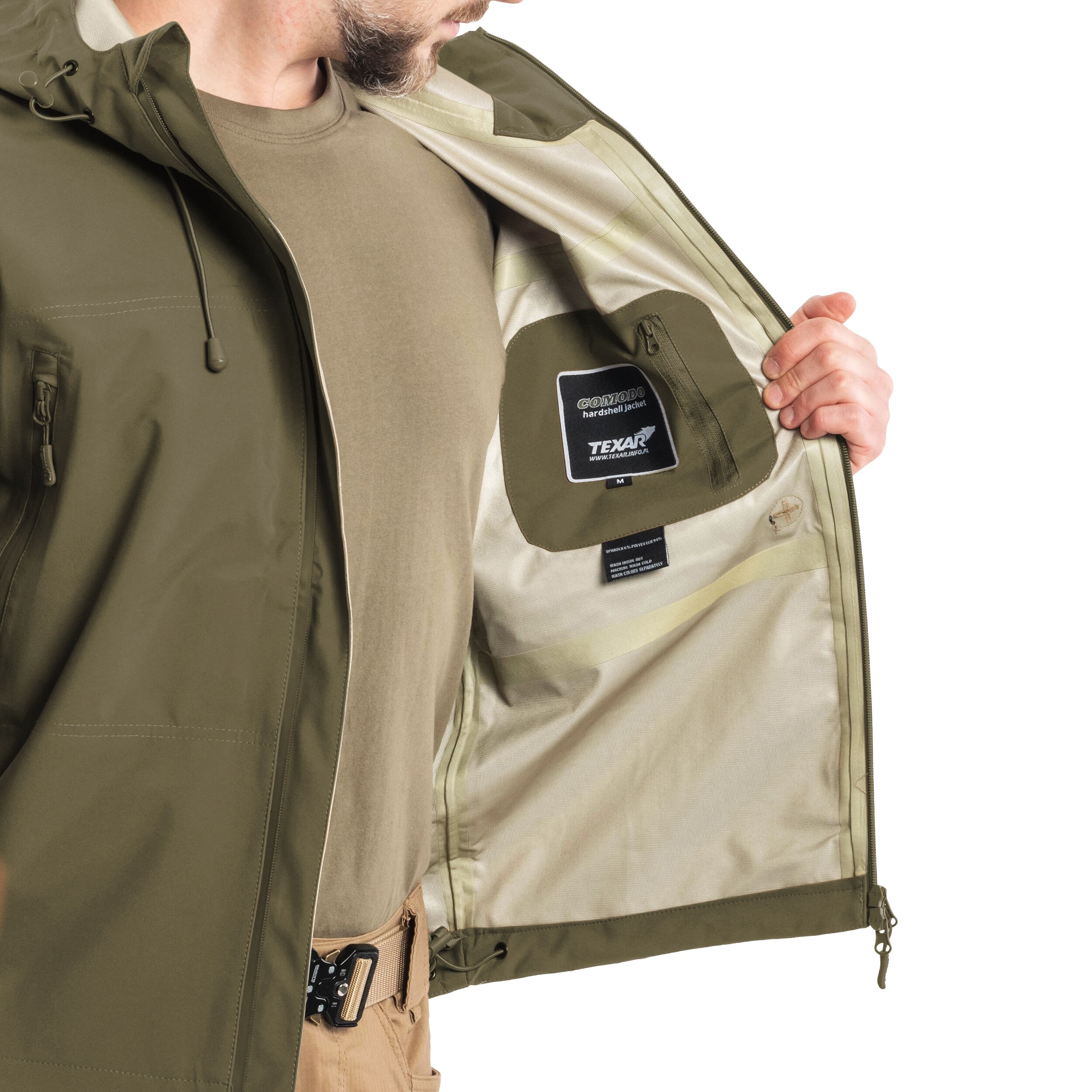 Texar ECWCS Hardshell Comodo Jacket - Olive