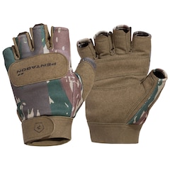 Pentagon Duty Mechanic 1/2 Gloves - Greek Lizard