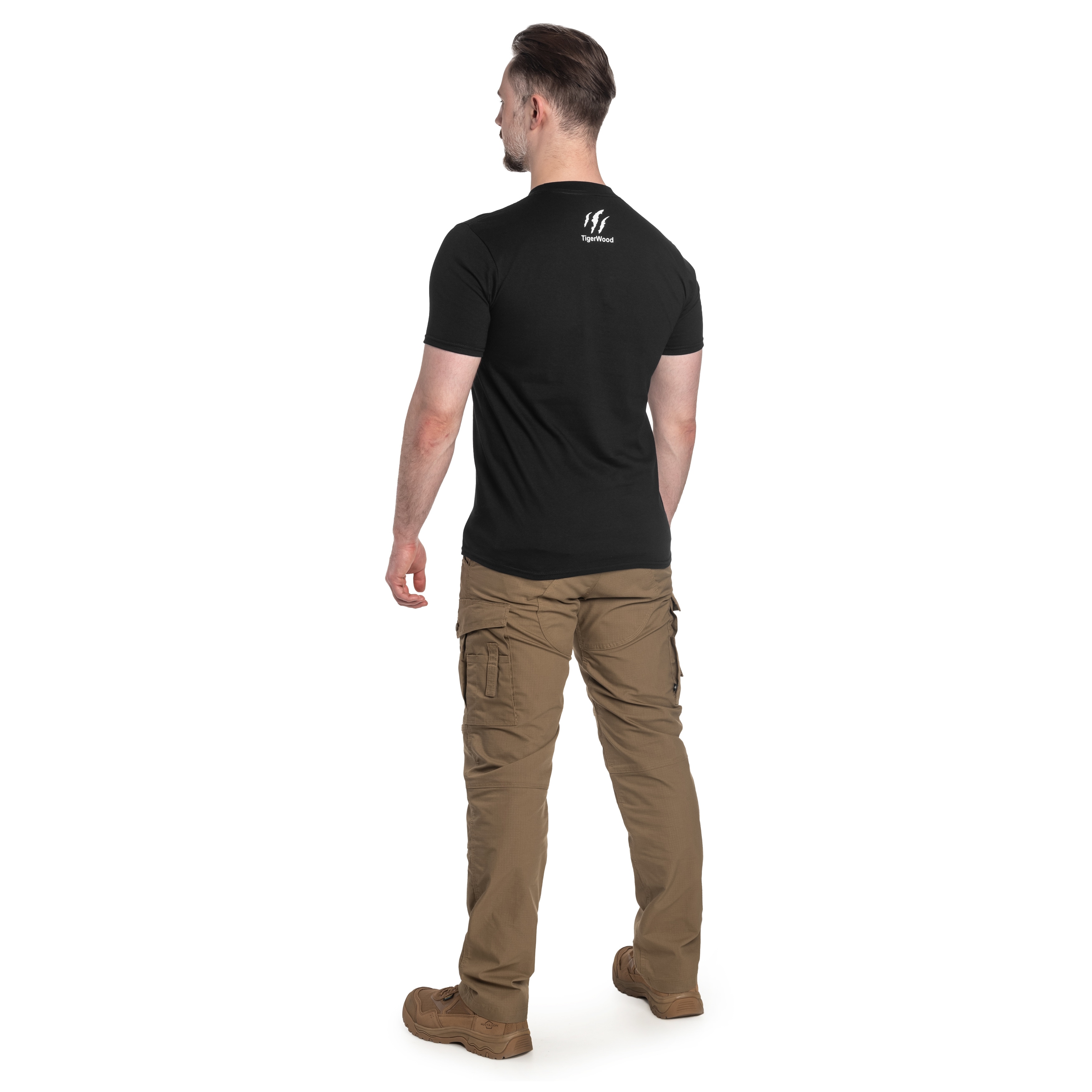 TigerWood Punisher Military T-Shirt - black