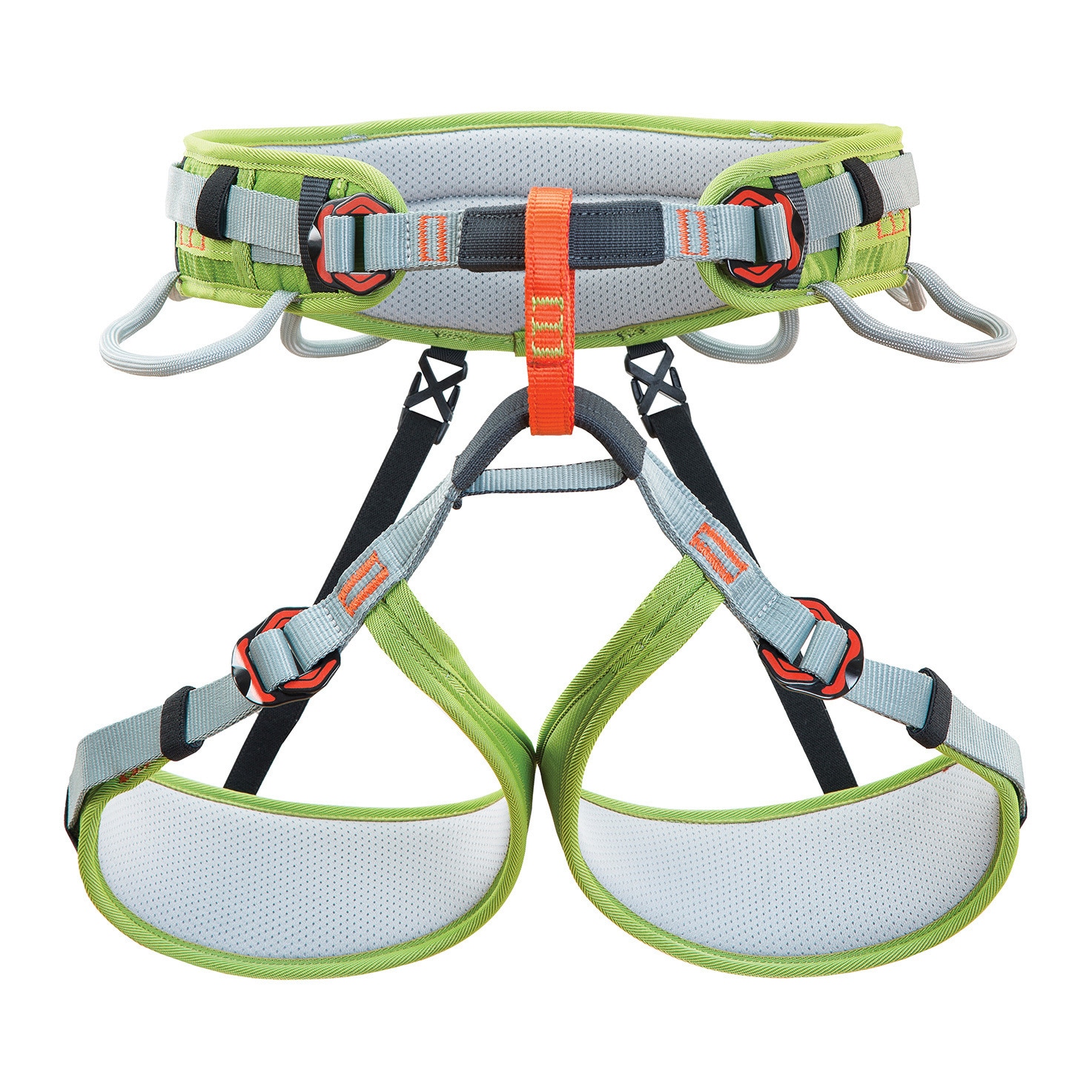 Climbing Technology Ascent Climbing Harness - Grey/Green