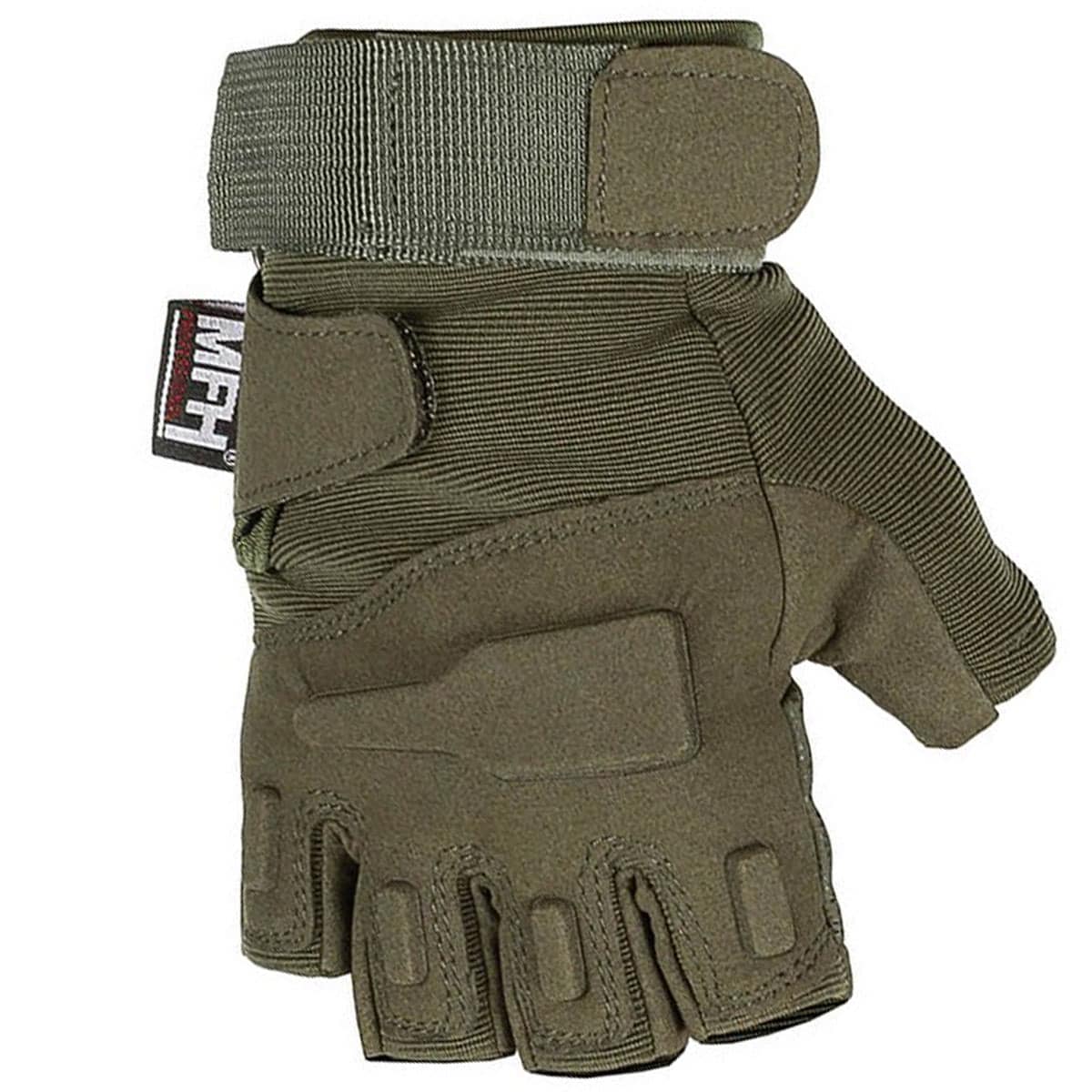 MFH Tactical Gloves Pro Fingerless - Olive