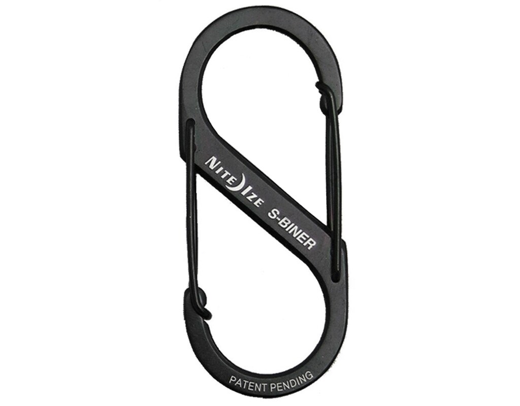 Nite Ize S-Biner 3 Steel Black Carabiner