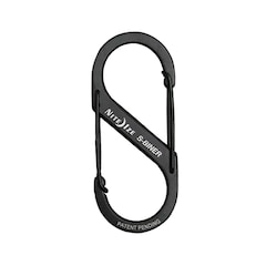Nite Ize S-Biner 3 Steel Black Carabiner