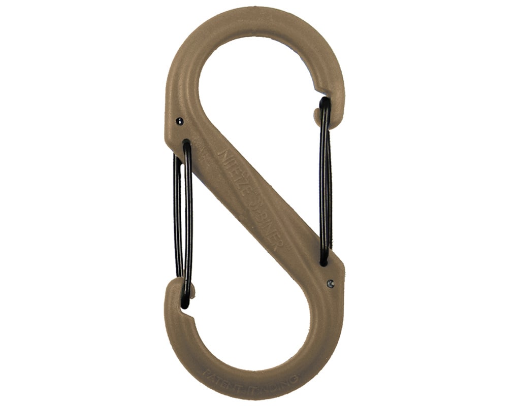 Nite Ize S-Biner 2 Coyote carabiner