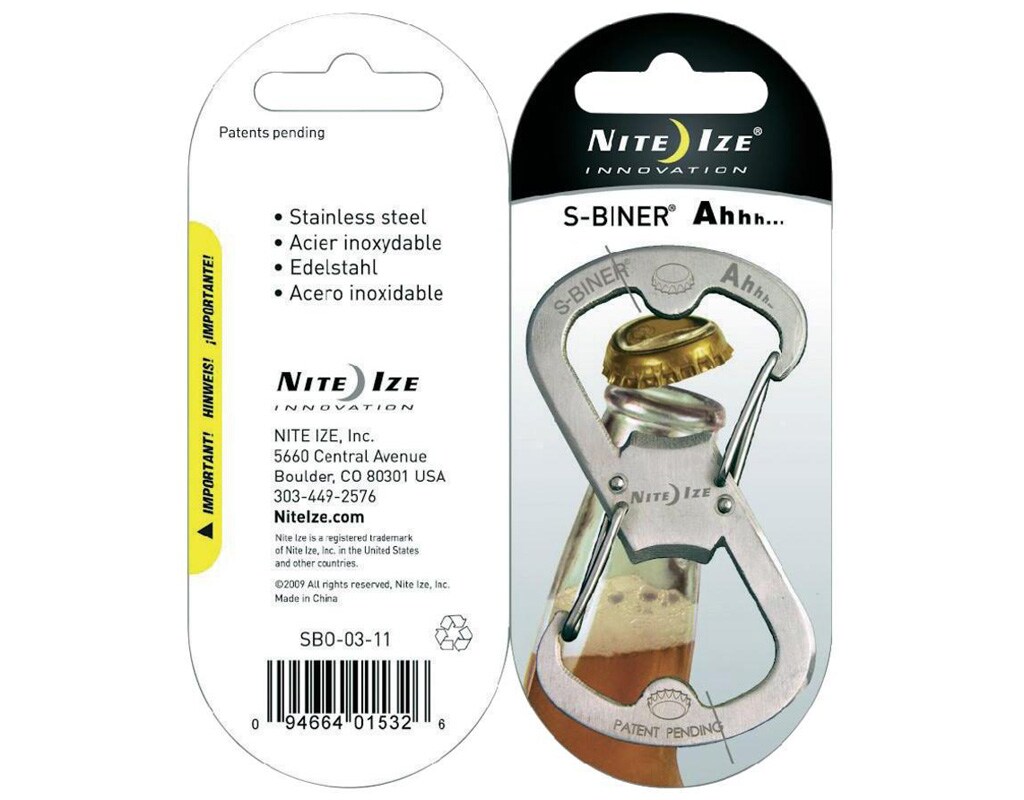 Nite Ize S-Biner Ahhh Steel Carabiner