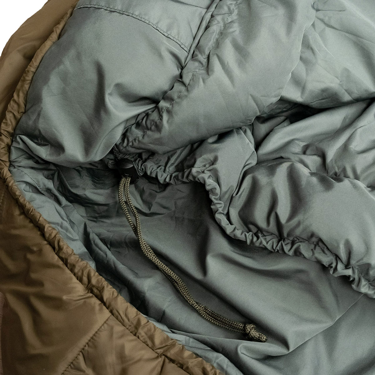 Alpinus Survival 1300 Sleeping Bag left - Khaki